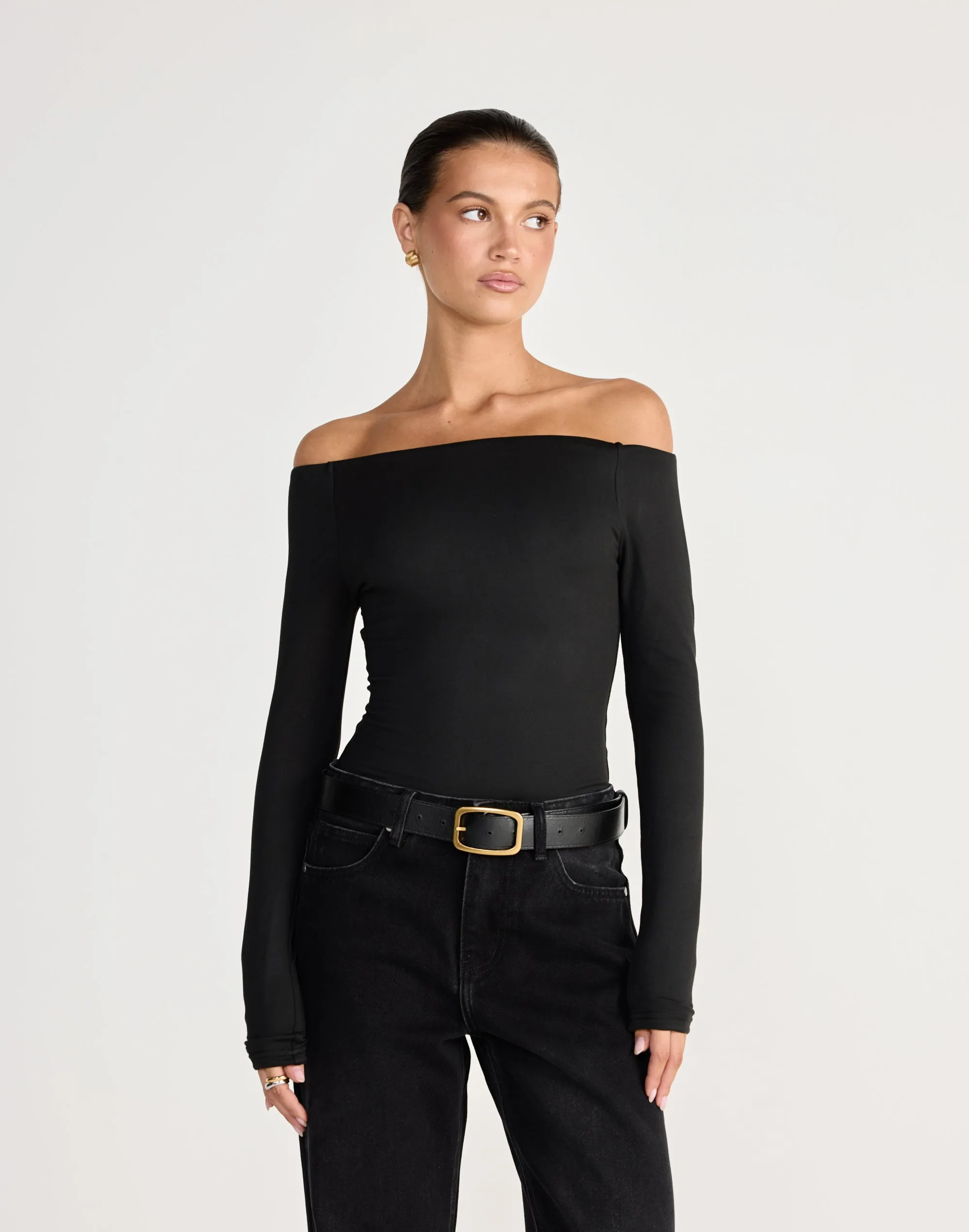 Liora Long Sleeve Top (Black) sold by Charcoal Clothing product image thumbnail 2