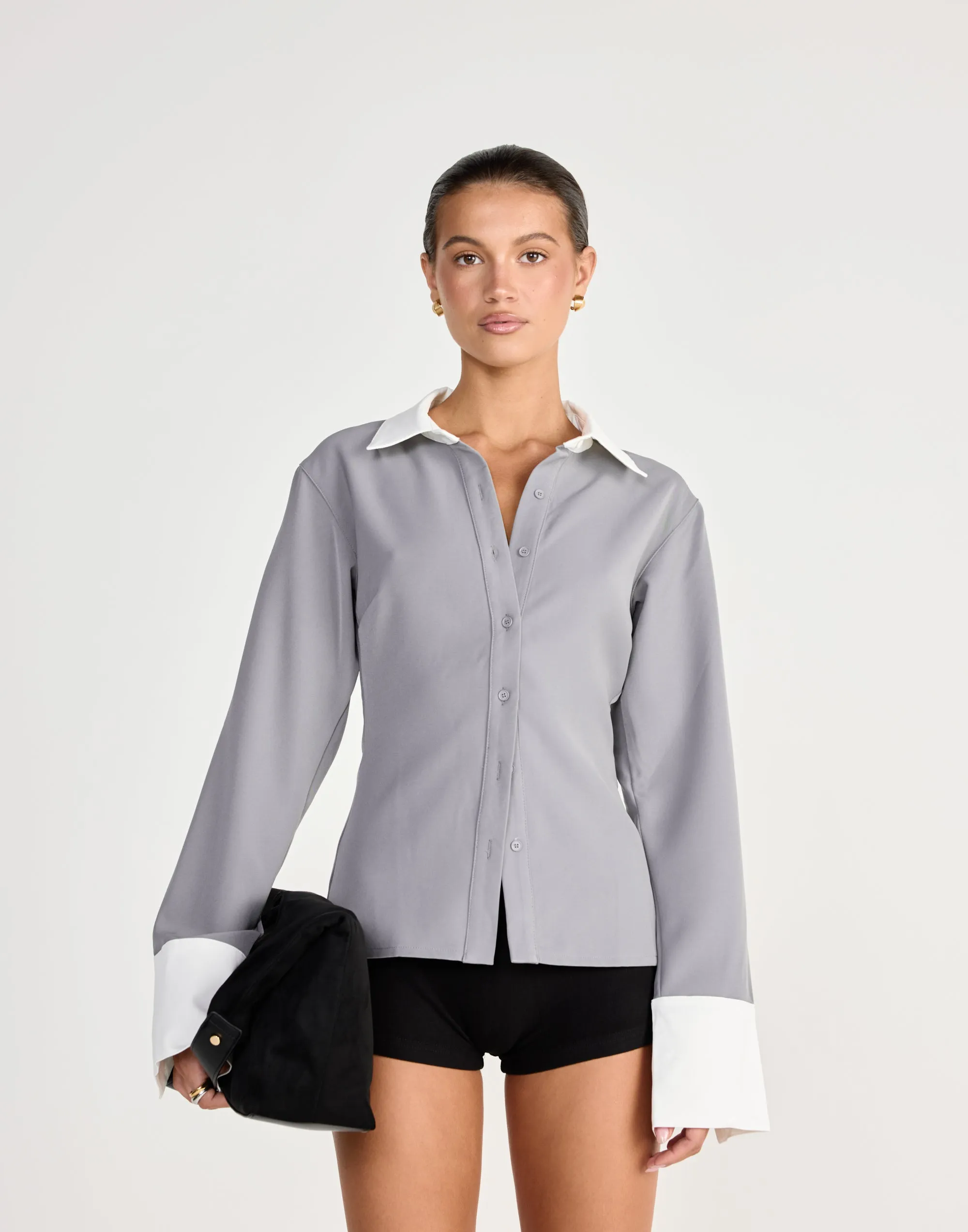 Geneva Top (Cloudy) sold by Charcoal Clothing product image thumbnail 4