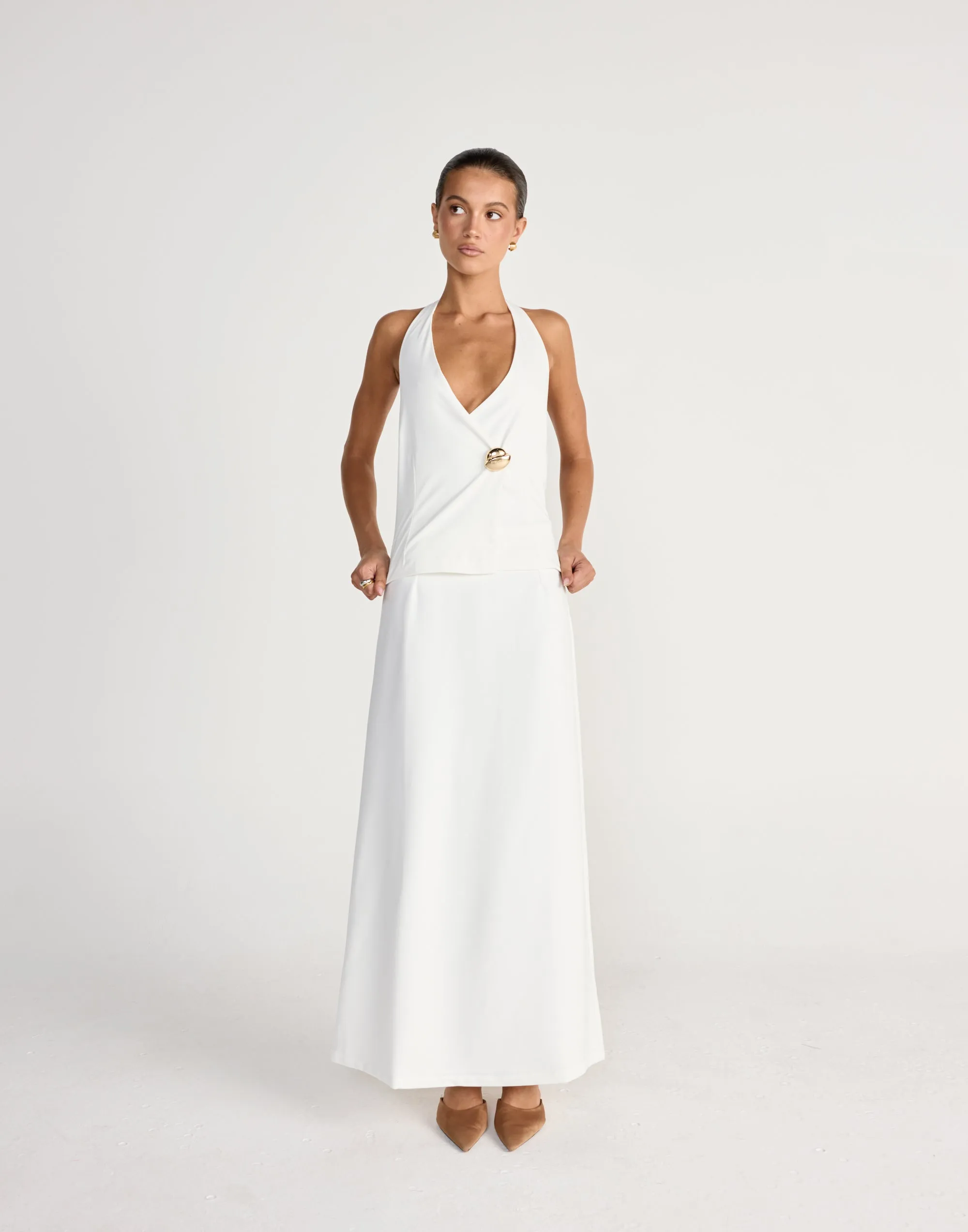 Junia Top (White) sold by Charcoal Clothing