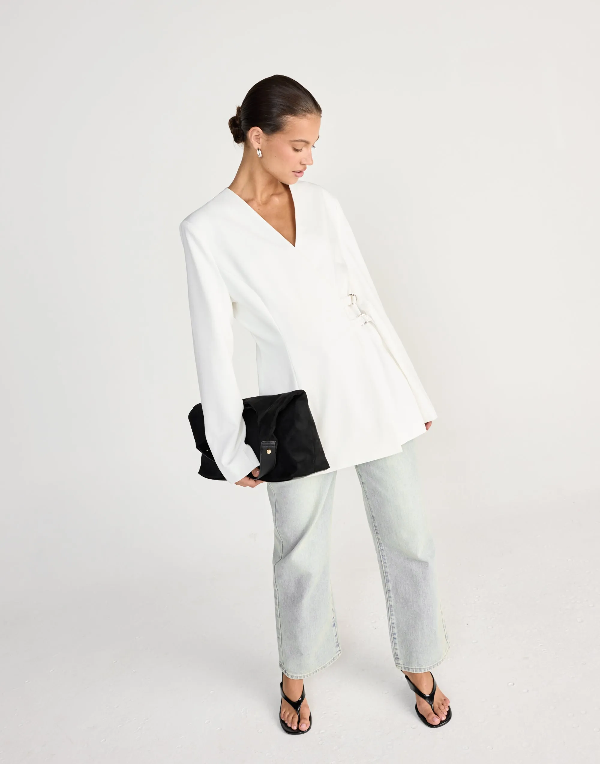 Vianne Blazer (White) sold by Charcoal Clothing product image thumbnail 4