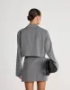 Waverly Cropped Blazer (Grey) sold by Charcoal Clothing