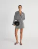Waverly Cropped Blazer (Grey) sold by Charcoal Clothing
