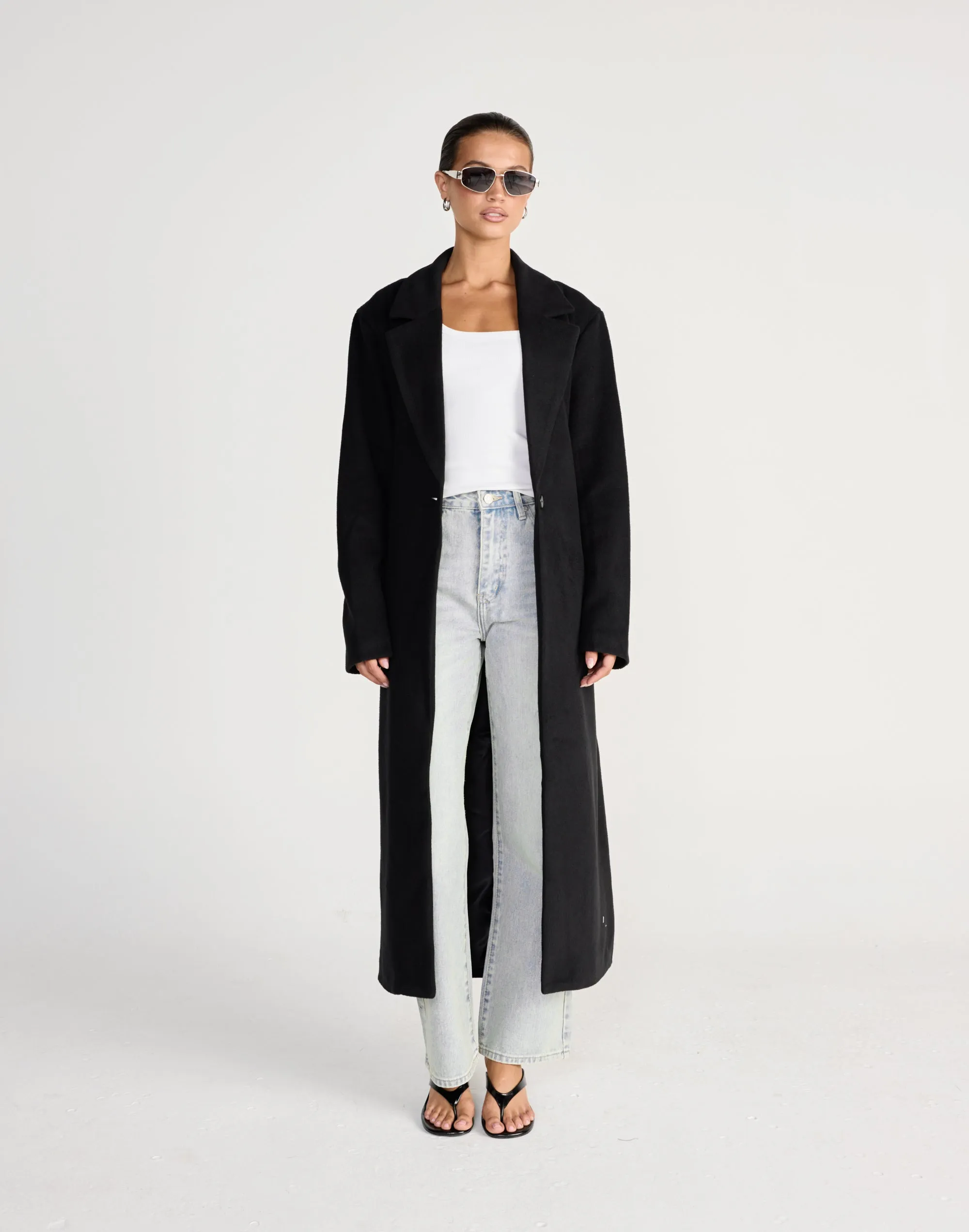 Sorrel Trench Coat (Black) sold by Charcoal Clothing product image thumbnail 3