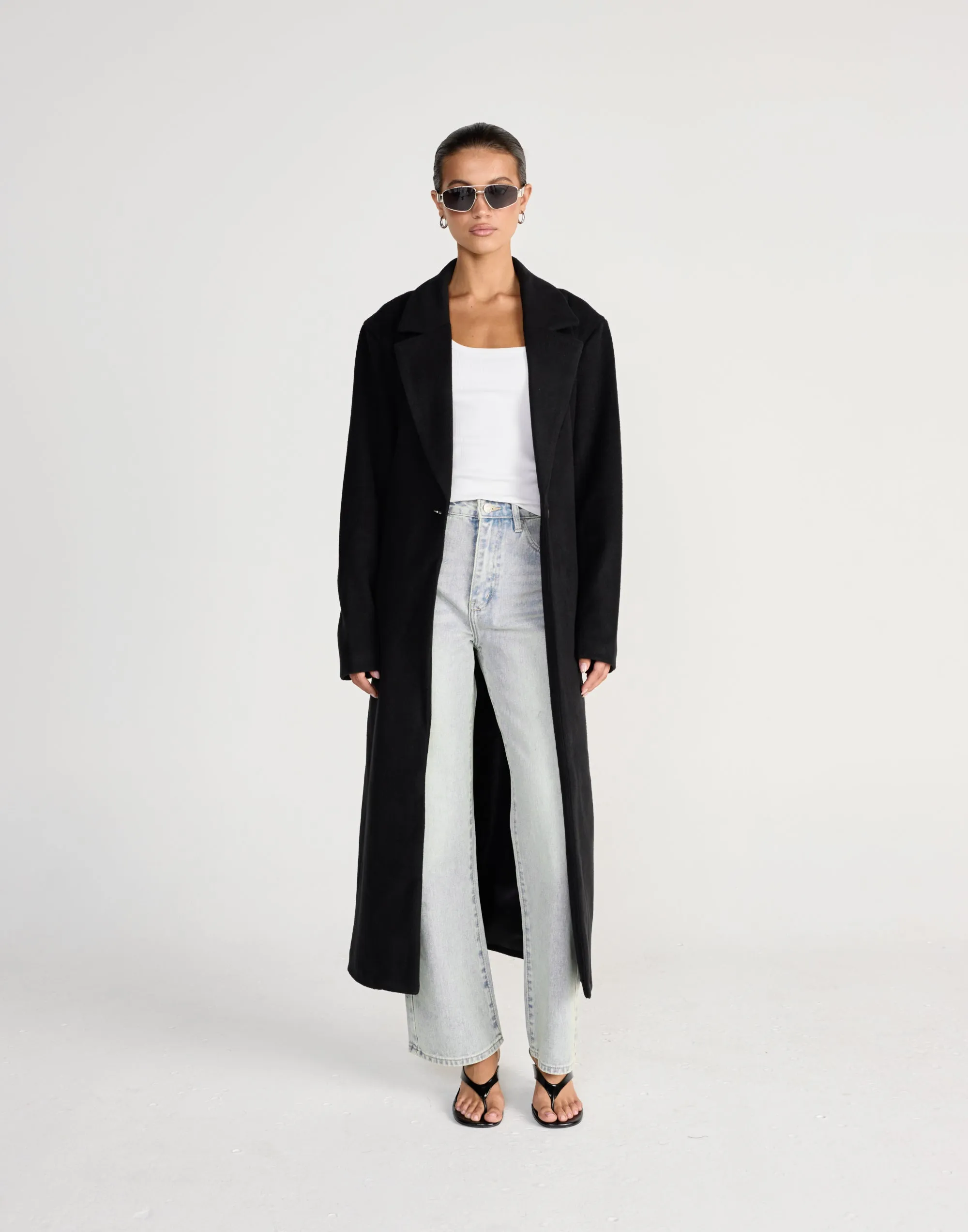 Sorrel Trench Coat (Black) sold by Charcoal Clothing product image thumbnail 5