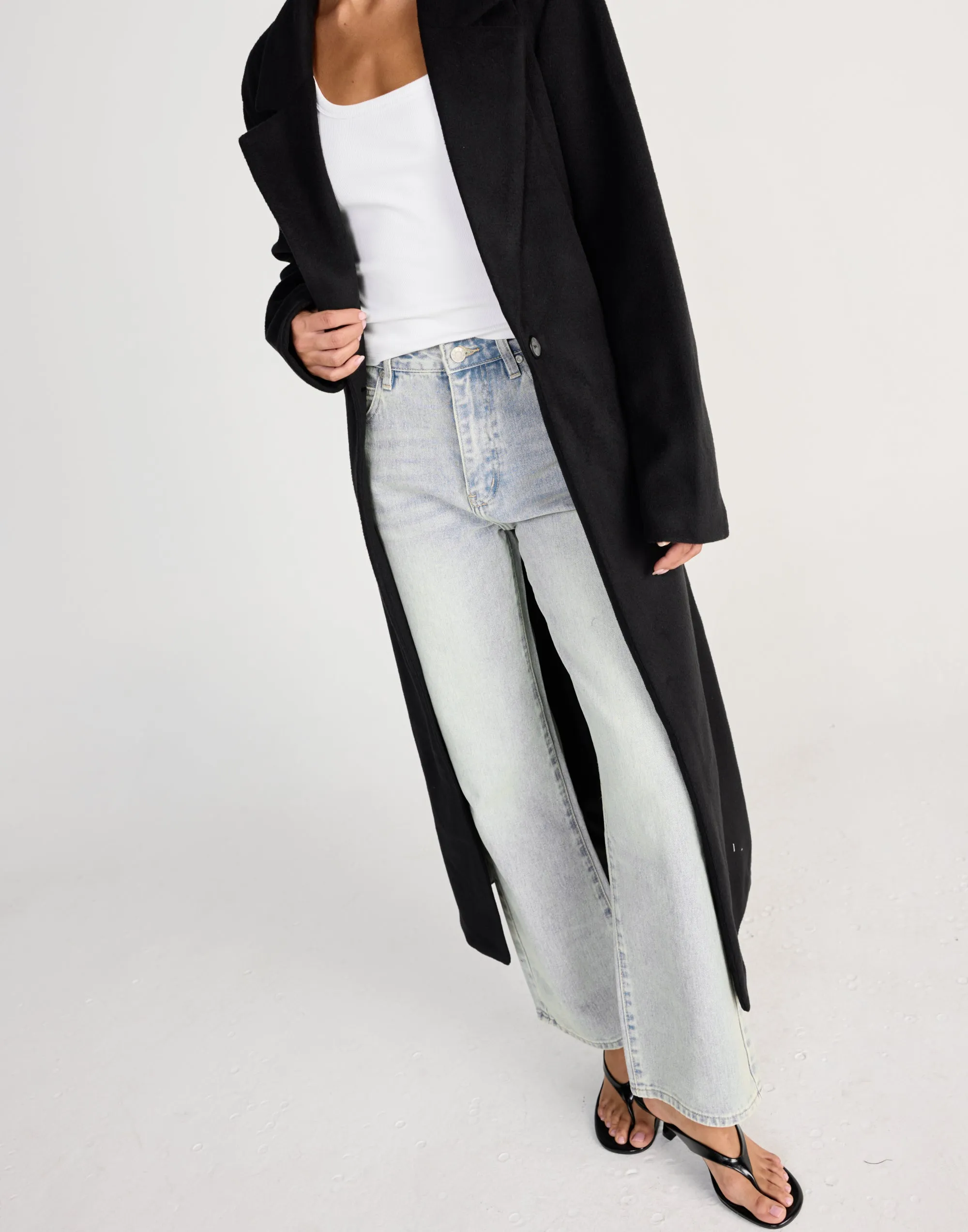 Sorrel Trench Coat (Black) sold by Charcoal Clothing product image thumbnail 4