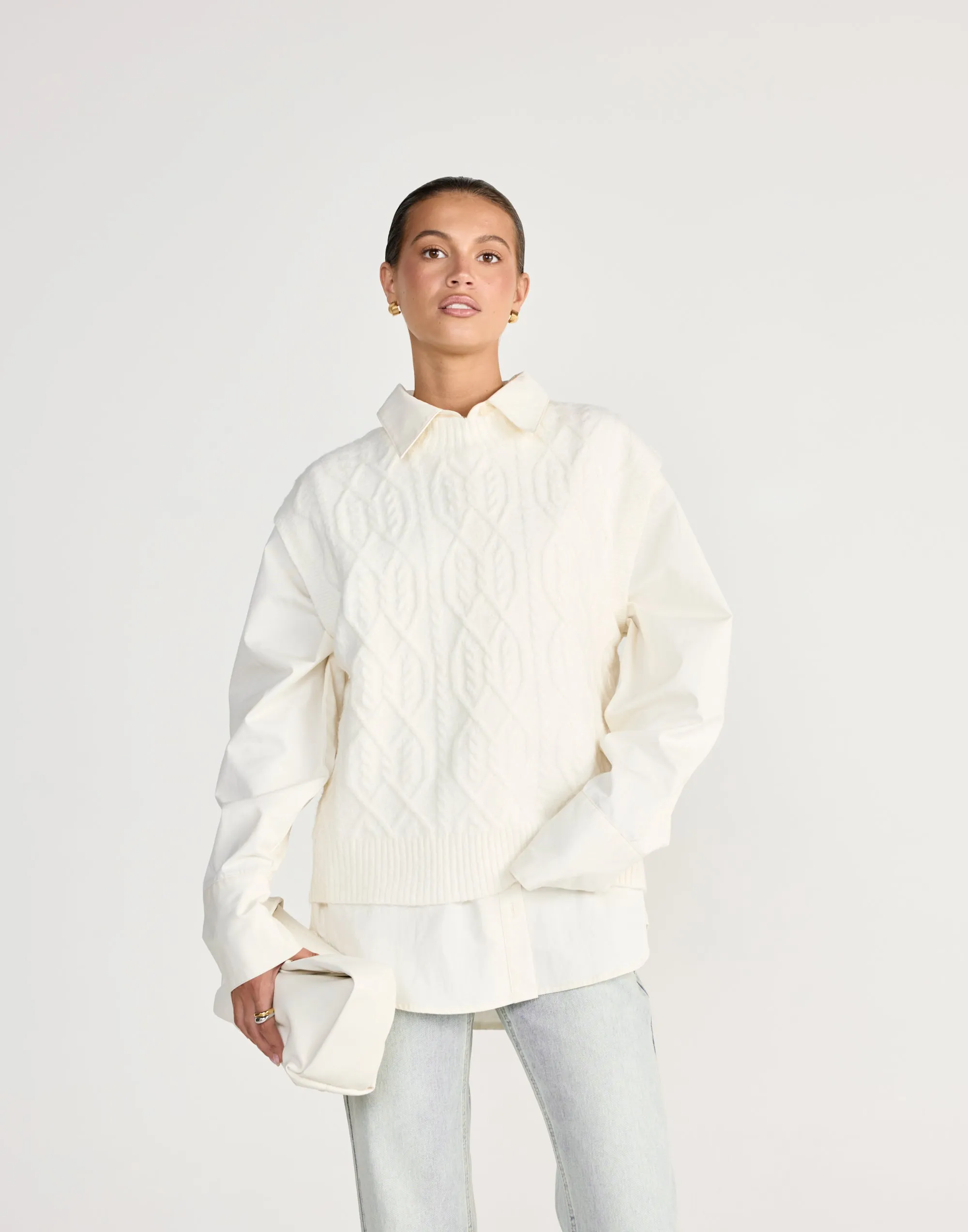 Oriana Vest (Off White) sold by Charcoal Clothing product image thumbnail 4