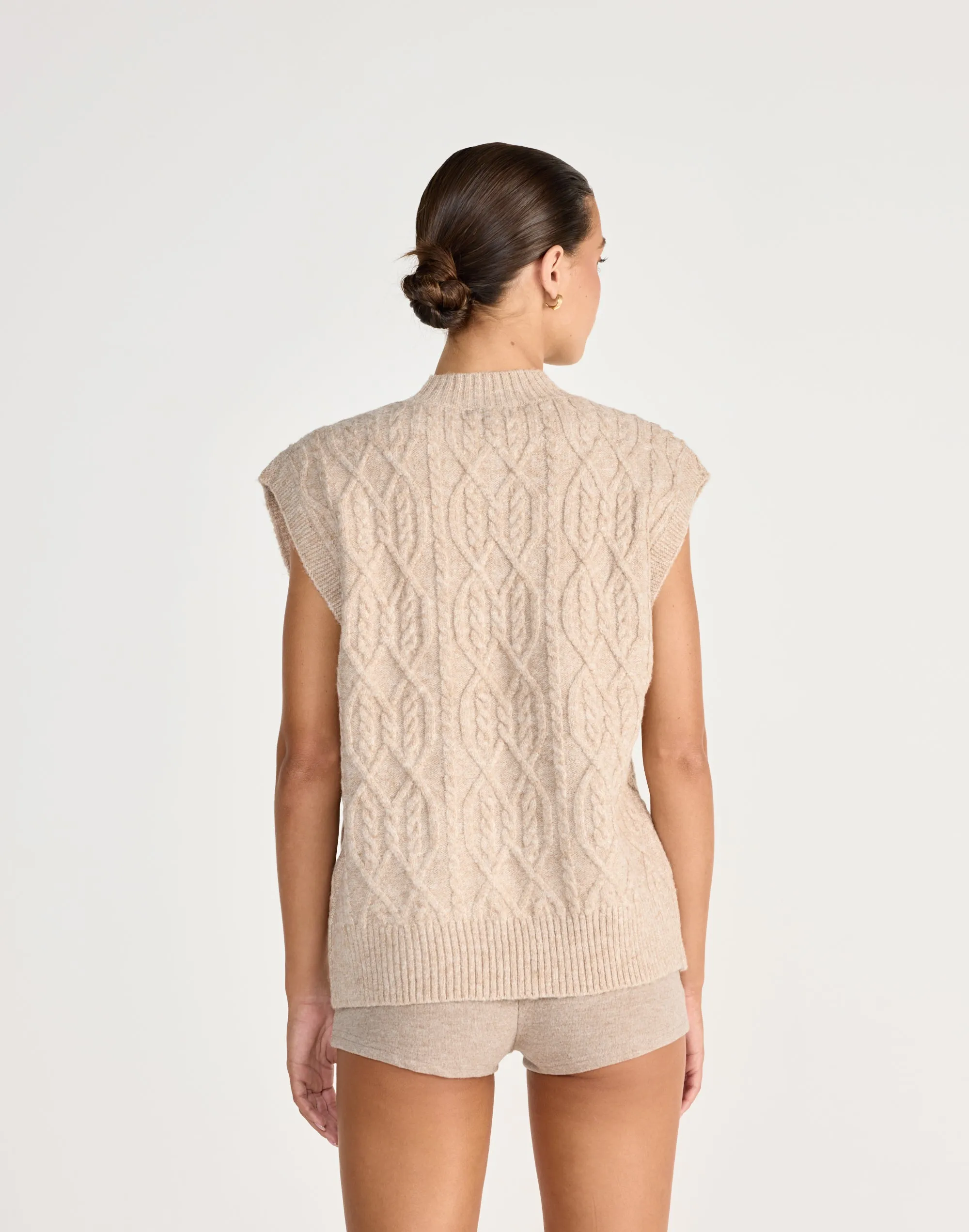 Oriana Vest (Latte) sold by Charcoal Clothing product image thumbnail 2