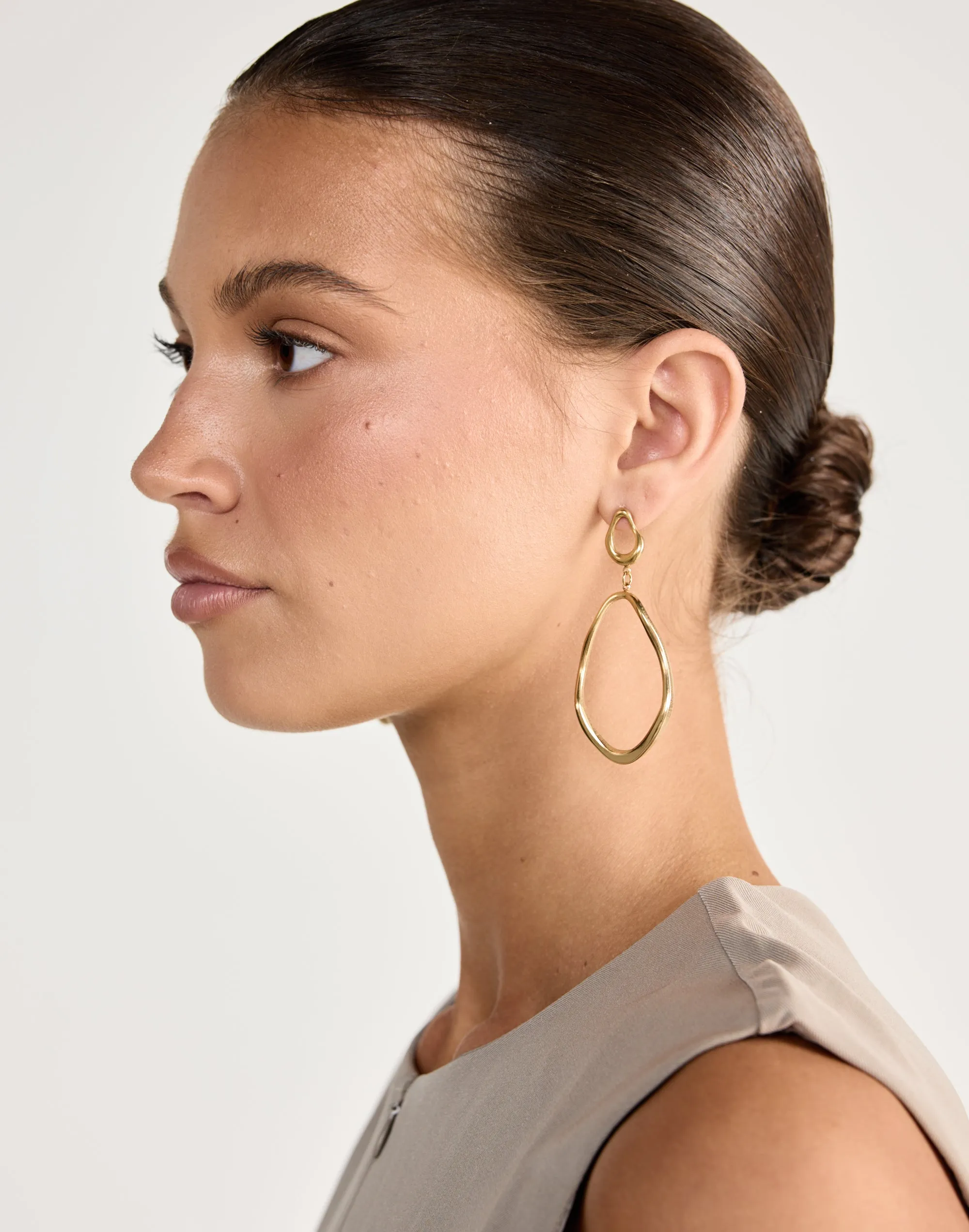 Lucienne Earrings (Gold) sold by Charcoal Clothing product image thumbnail 3