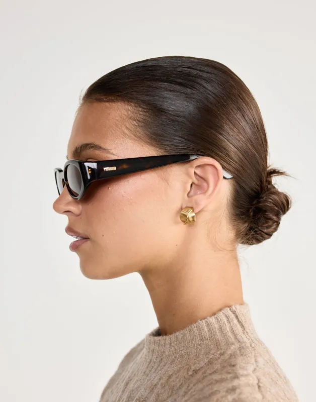 The Kasia Sunglasses (Havana Tort - Walnut)  - By Banbé sold by Charcoal Clothing