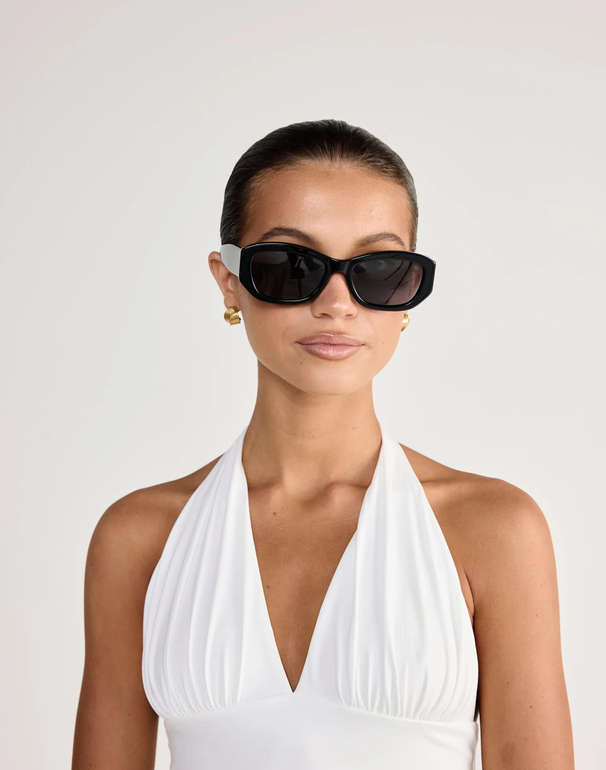 The Diaz Sunglasses (Black-Black) - By Banbé sold by Charcoal Clothing