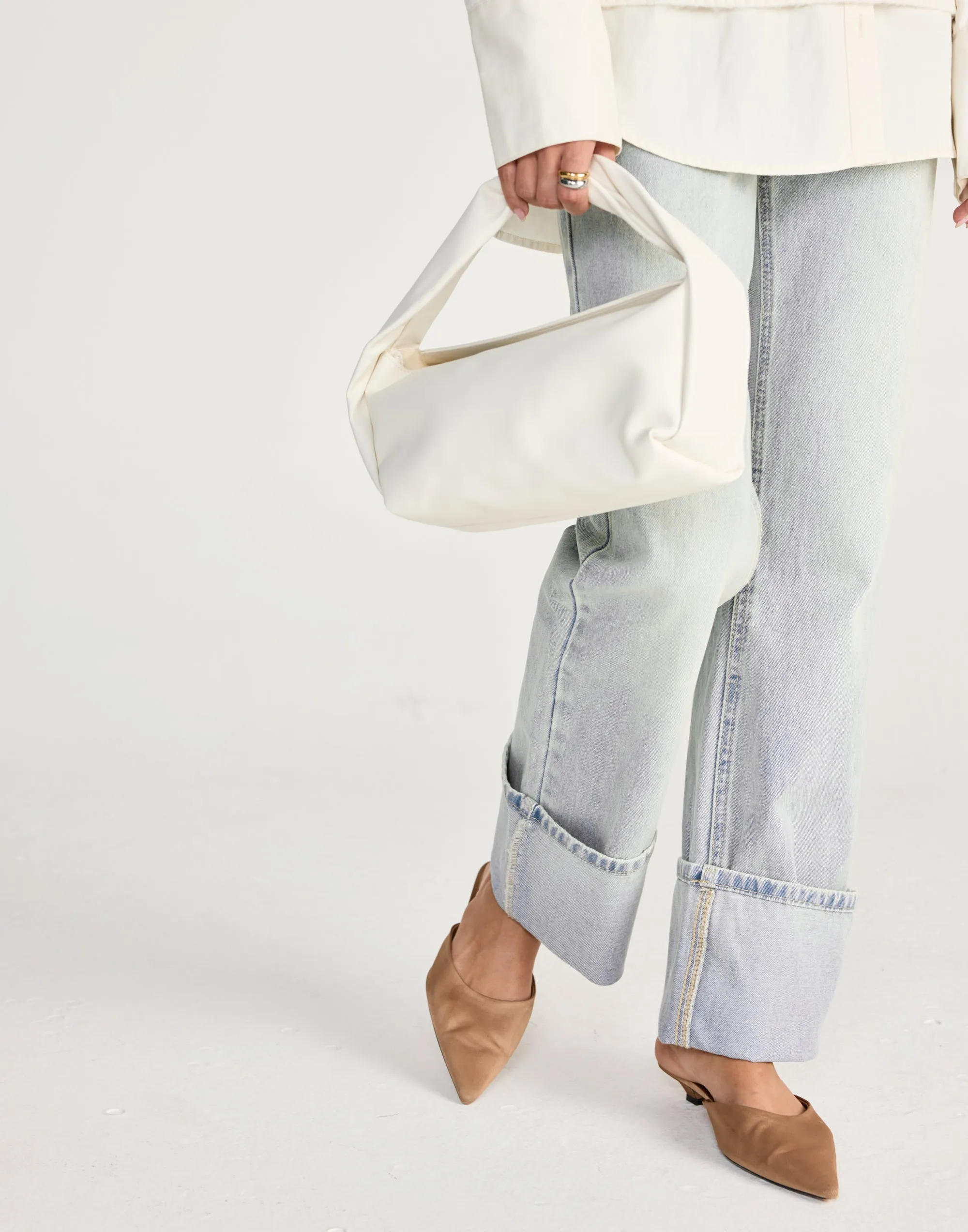 Olive Handle Bag (Bone) - By Billini sold by Charcoal Clothing product image thumbnail 3