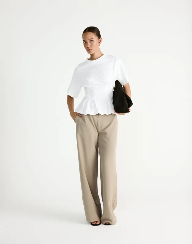Chaya Top (White) sold by Charcoal Clothing
