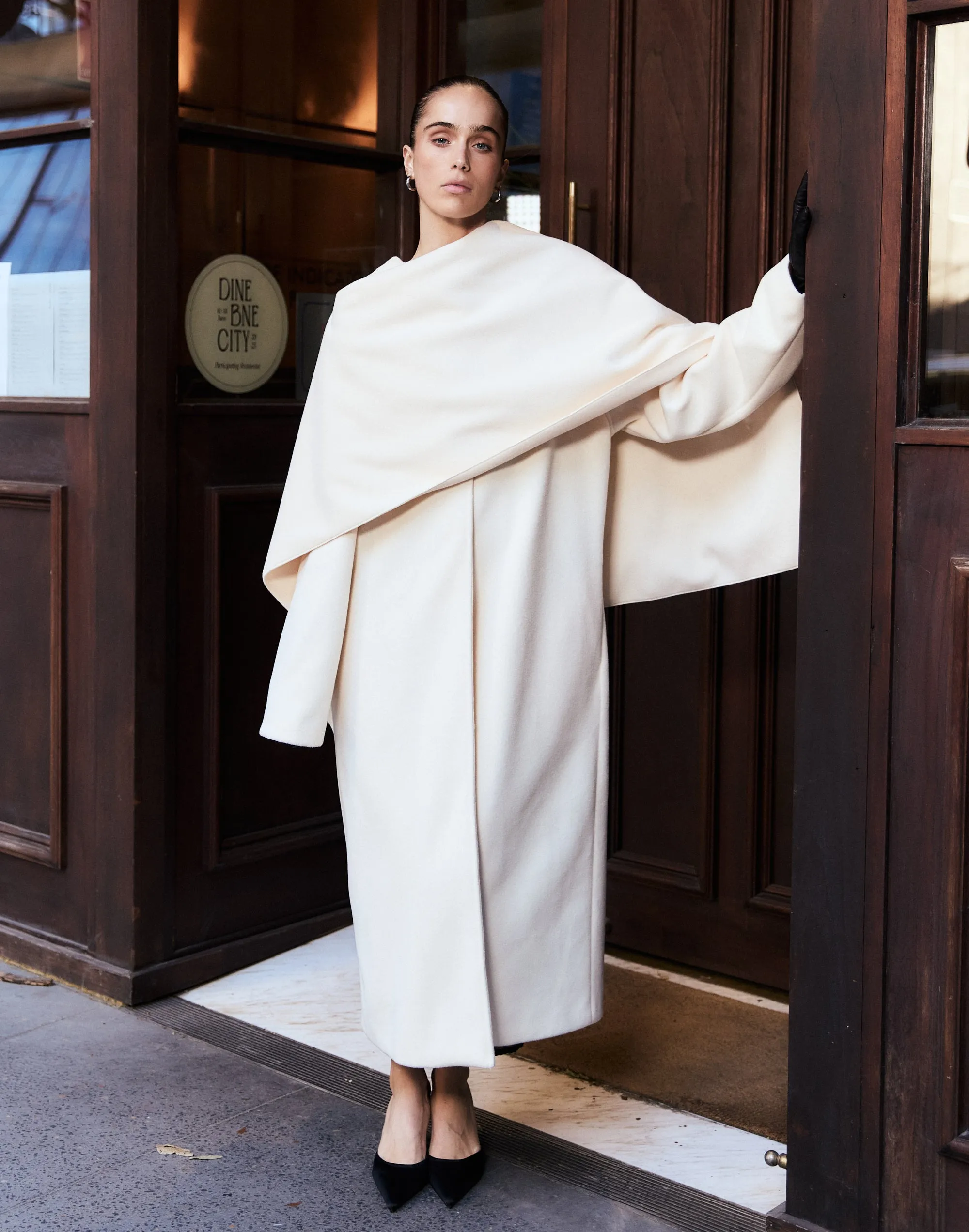 Myers Coat (Cream) sold by Charcoal Clothing product image thumbnail 5