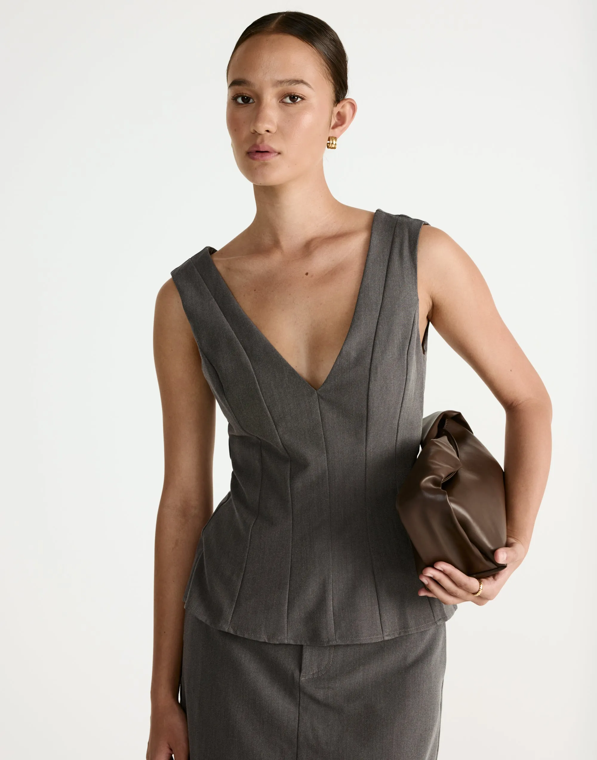 Olive Handle Bag (Chocolate) - By Billini sold by Charcoal Clothing product image thumbnail 4