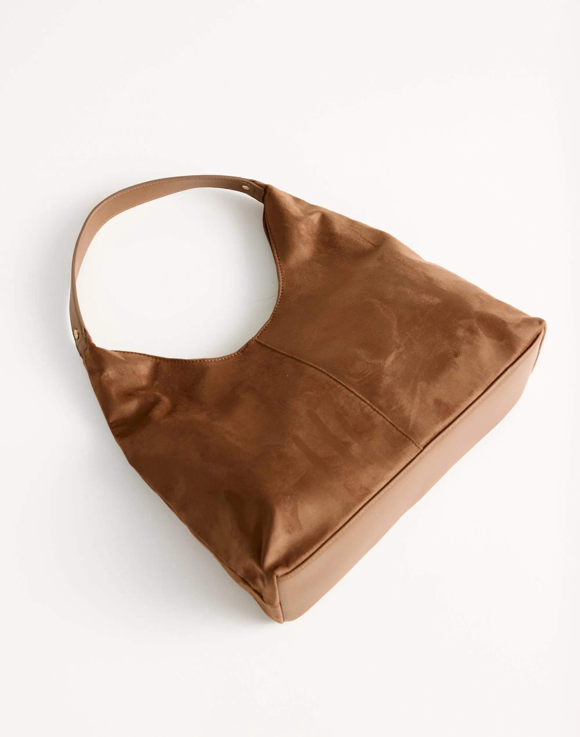 Tammy Shoulder Bag (Dark Tan Suede) - By Billini sold by Charcoal Clothing product image thumbnail 4