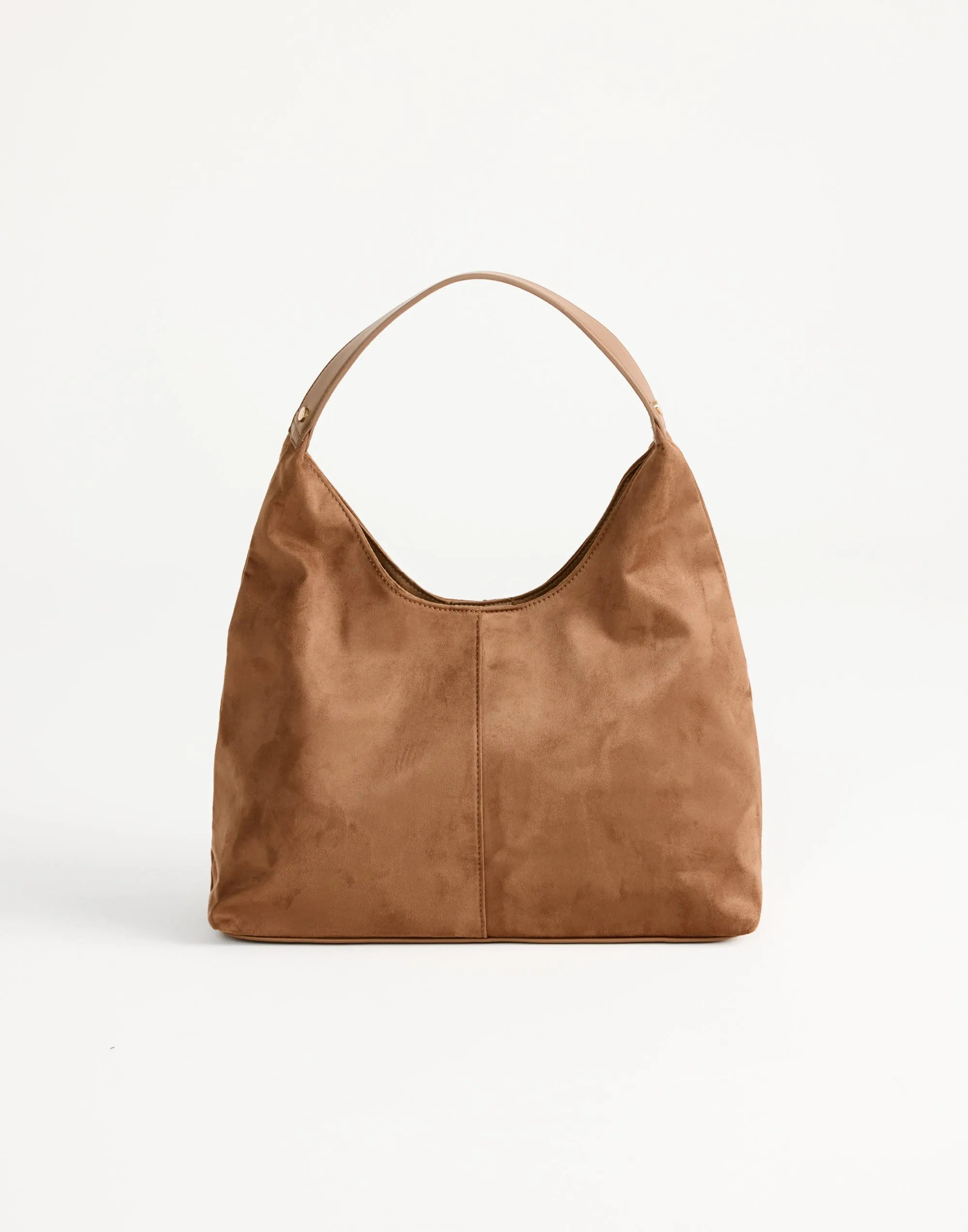 Tammy Shoulder Bag (Dark Tan Suede) - By Billini sold by Charcoal Clothing