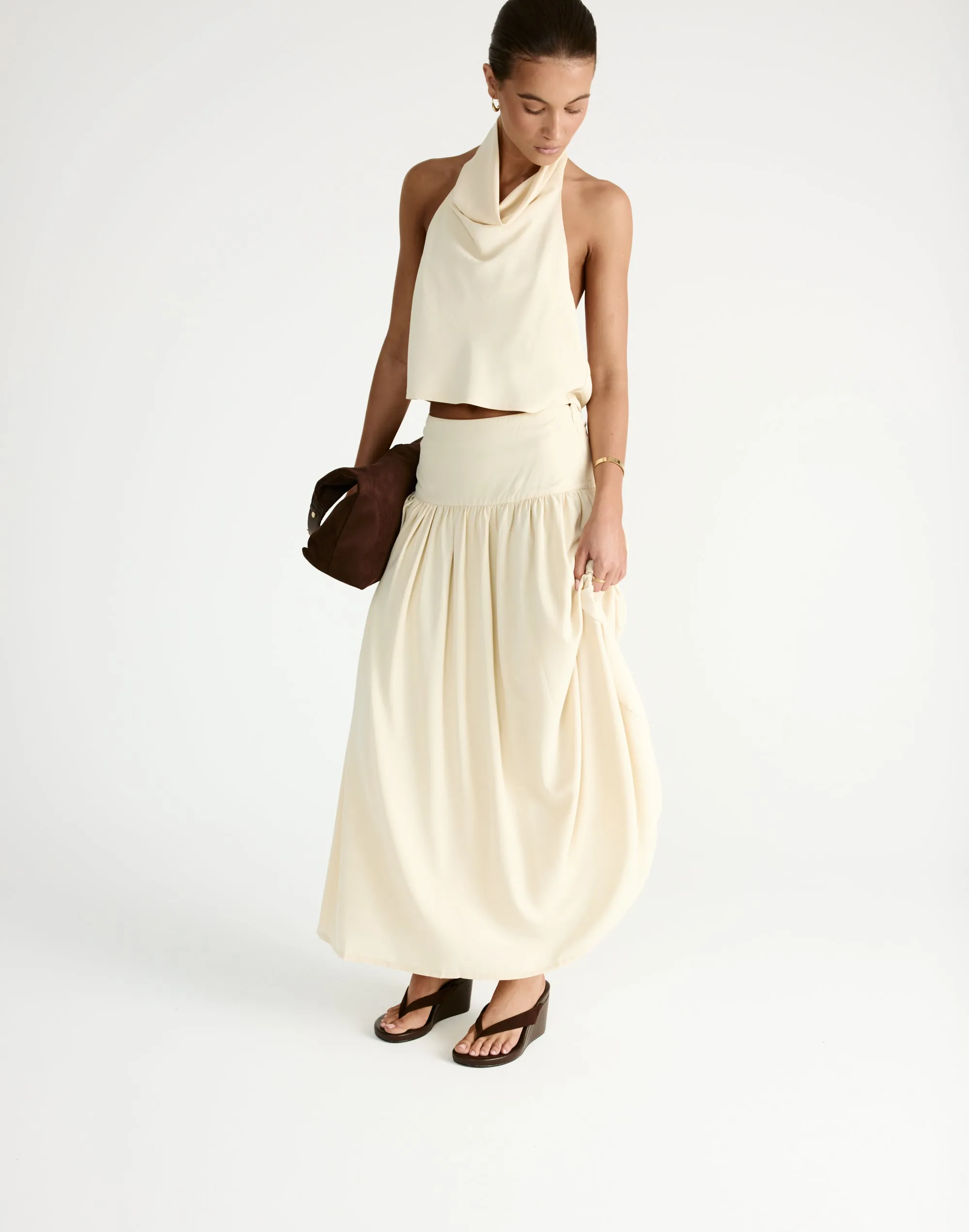 Flynn Maxi Skirt (Butter) sold by Charcoal Clothing product image thumbnail 3