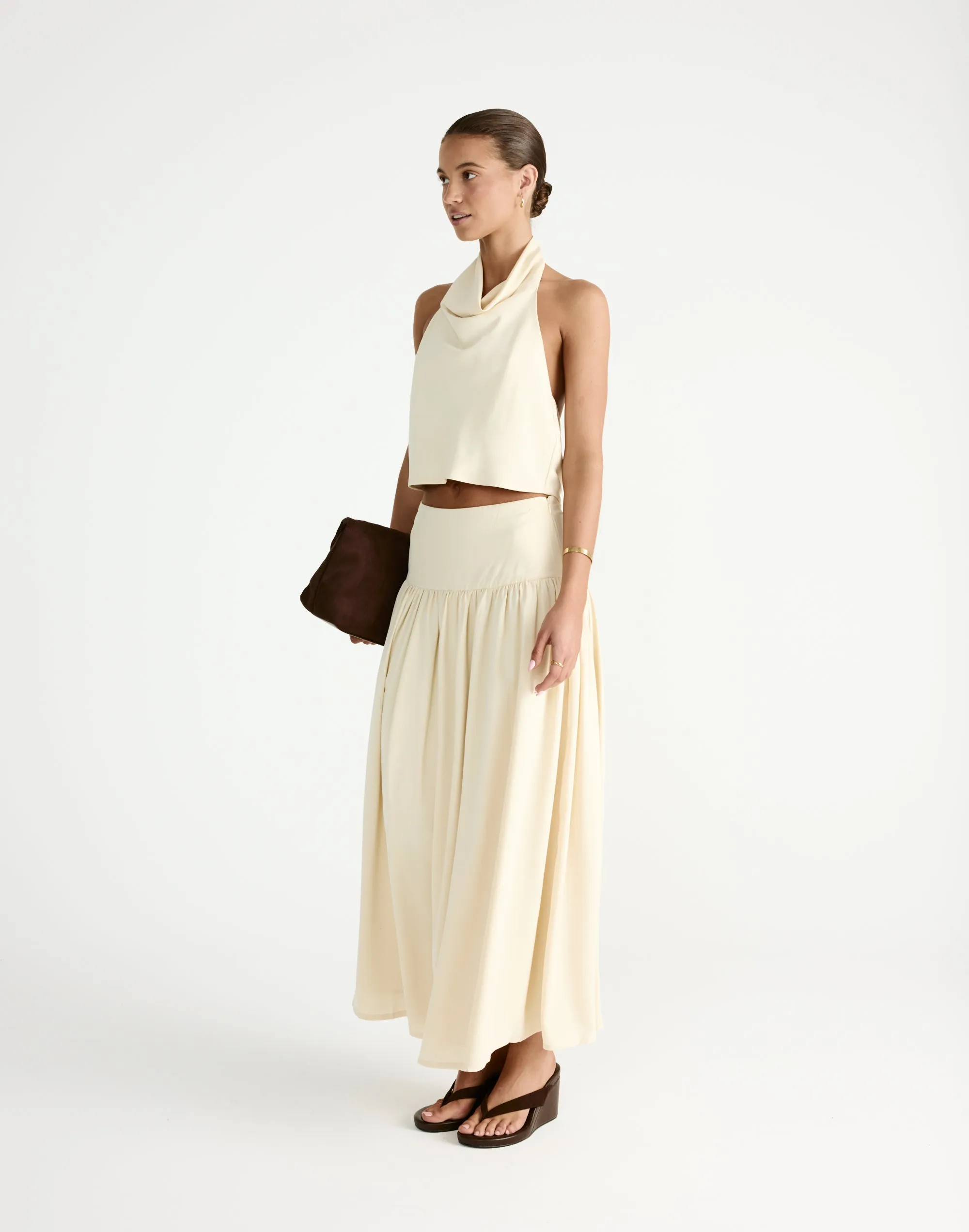 Flynn Maxi Skirt (Butter) sold by Charcoal Clothing product image thumbnail 4