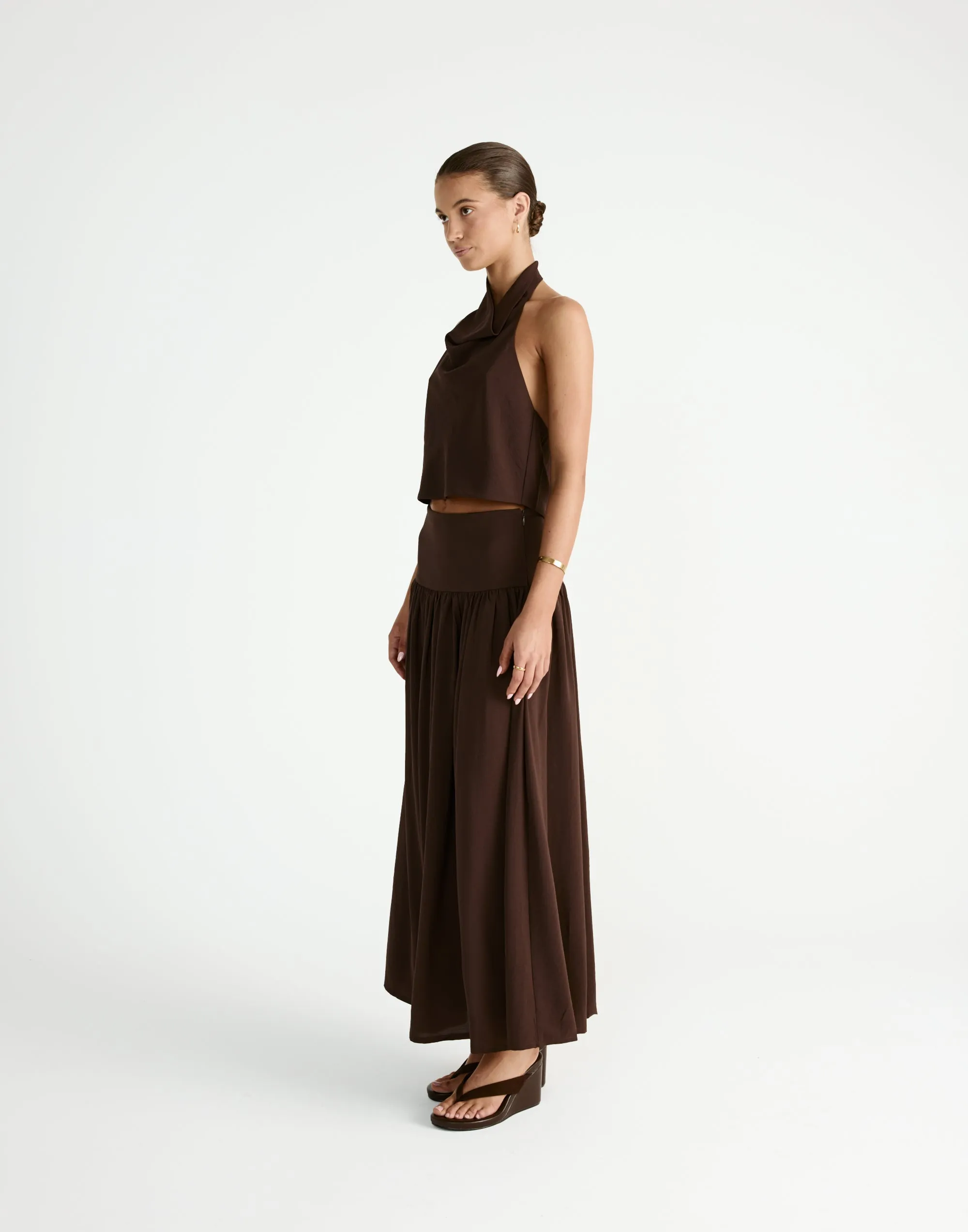 Flynn Top (Chocolate) sold by Charcoal Clothing product image thumbnail 5