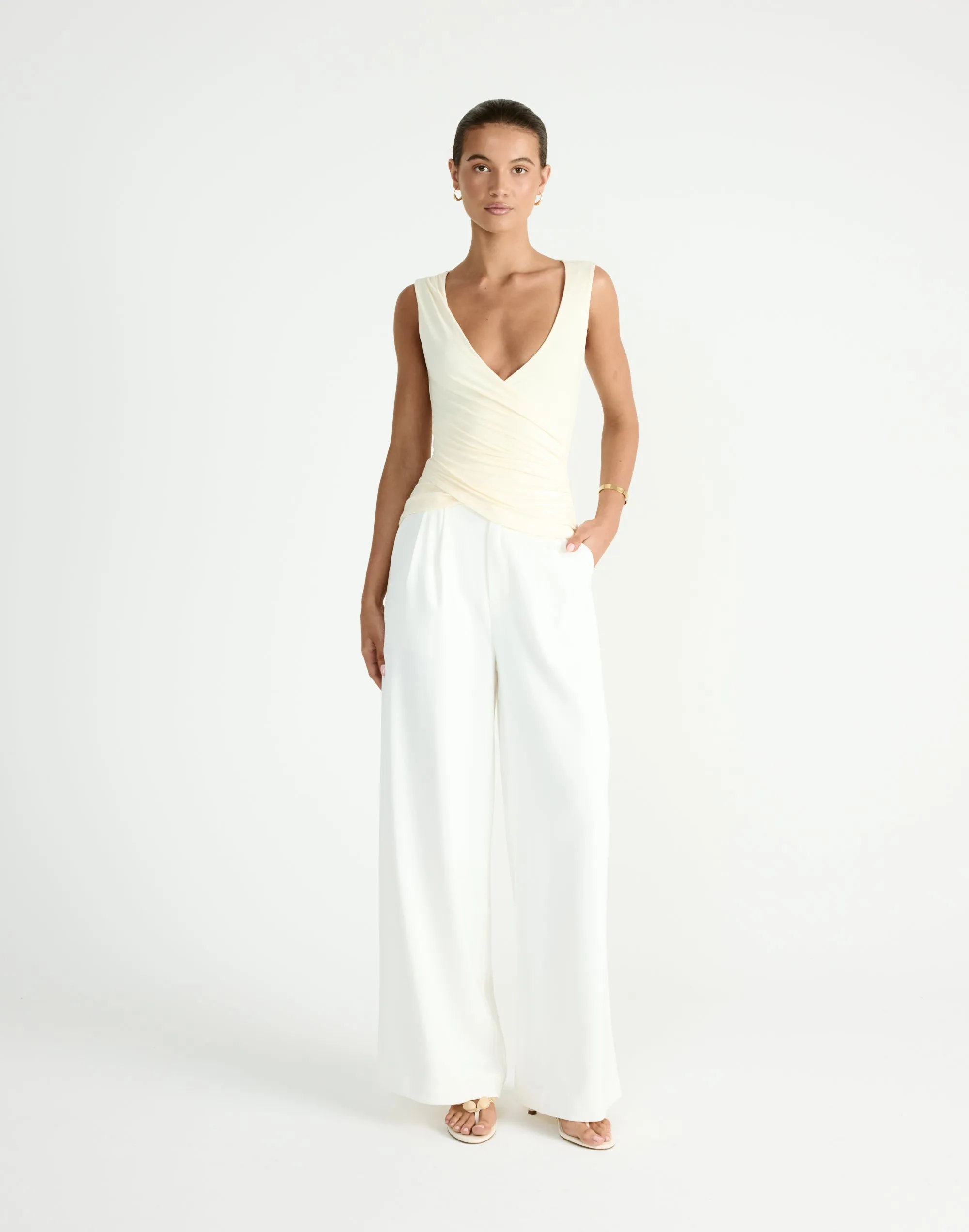 Cory Top (Butter) sold by Charcoal Clothing