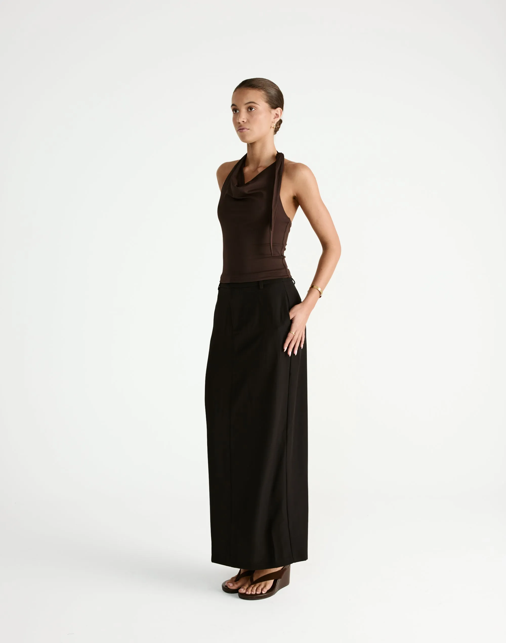 Jairo Top (Chocolate) sold by Charcoal Clothing product image thumbnail 3