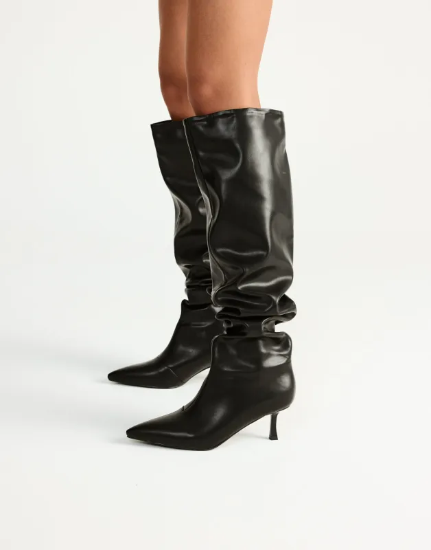 Undina Boots (Black) - By Billini sold by Charcoal Clothing