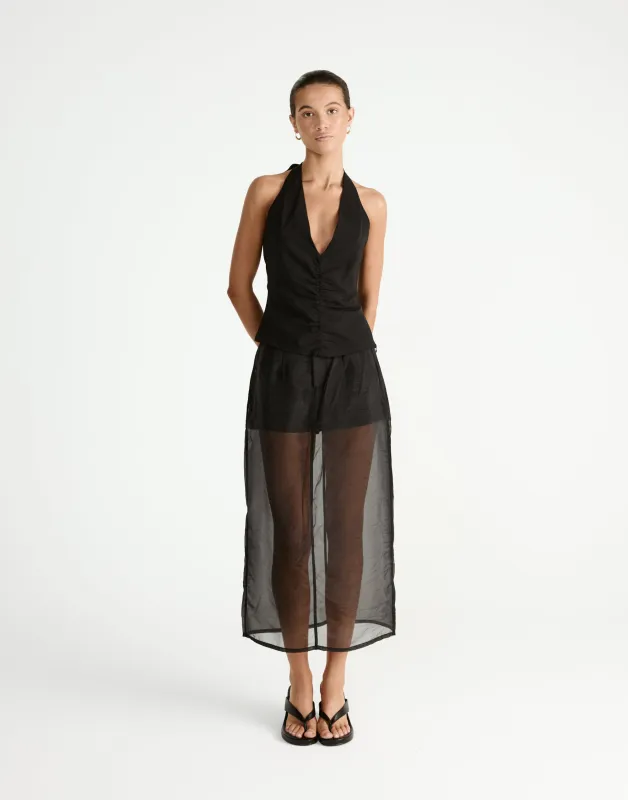 Shai Top (Black) sold by Charcoal Clothing