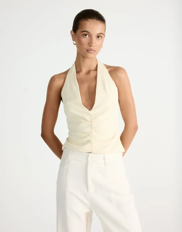 Shai Top (Butter) sold by Charcoal Clothing