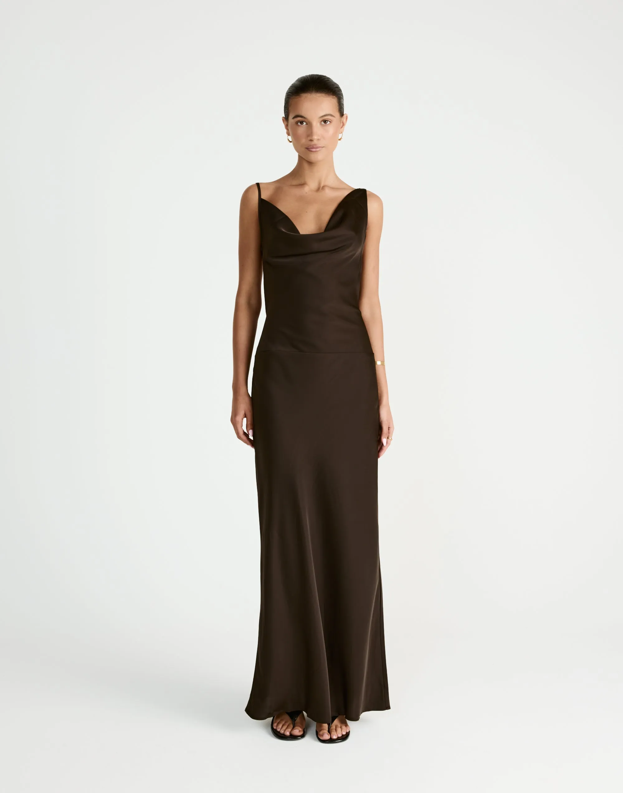 Adley Maxi Dress (Chocolate) sold by Charcoal Clothing product image thumbnail 2