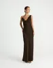 Adley Maxi Dress (Chocolate) sold by Charcoal Clothing