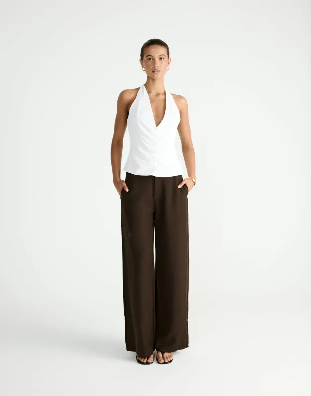 Darby Pants (Chocolate) sold by Charcoal Clothing