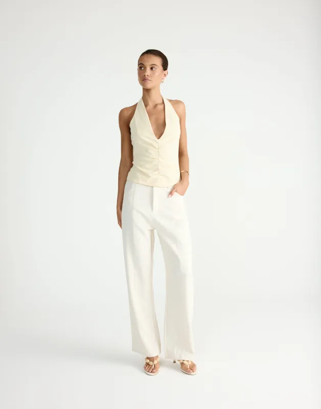 Keane Pants (Oat) sold by Charcoal Clothing