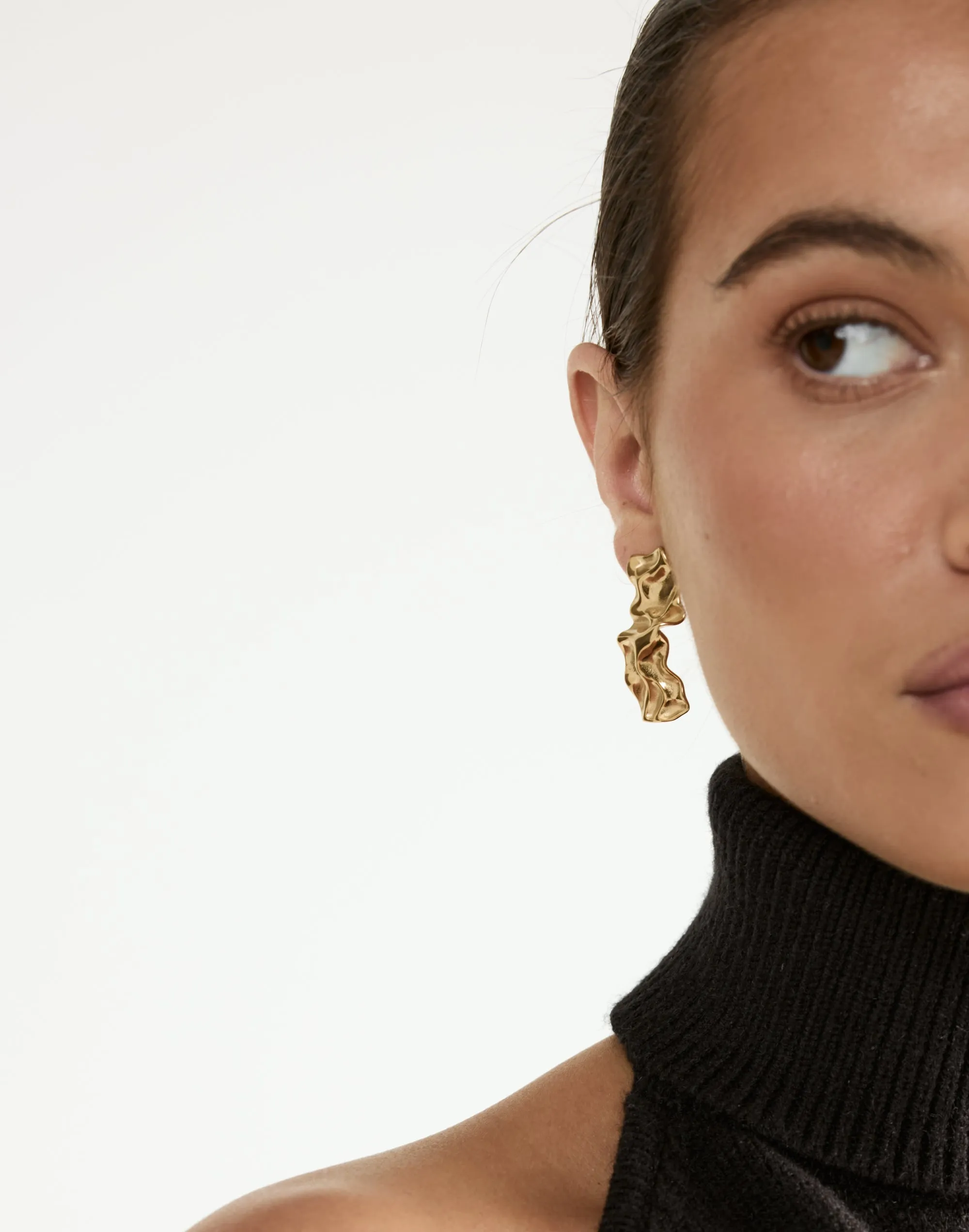 Solene Earrings (Gold) sold by Charcoal Clothing product image thumbnail 3