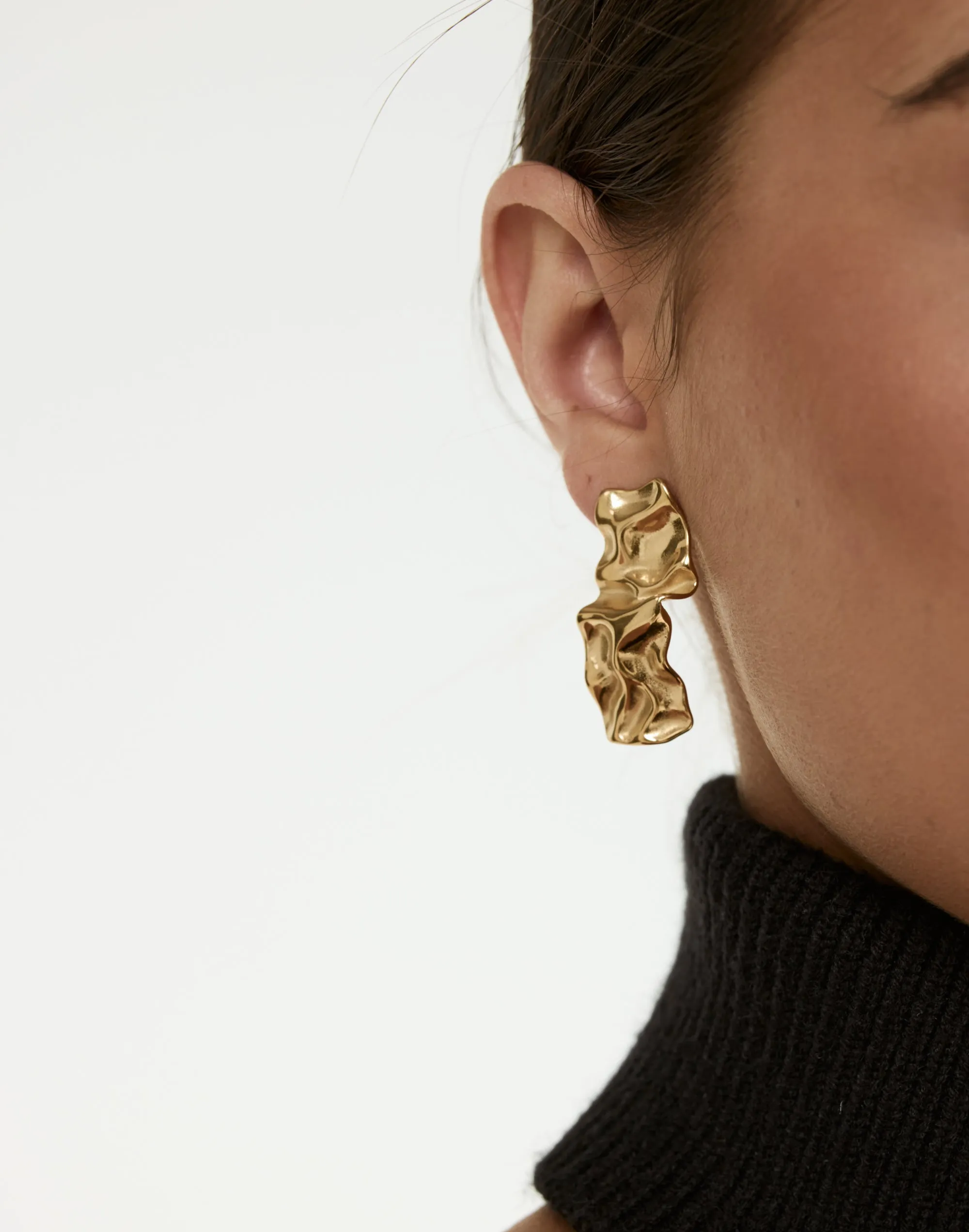 Solene Earrings (Gold) sold by Charcoal Clothing product image thumbnail 4