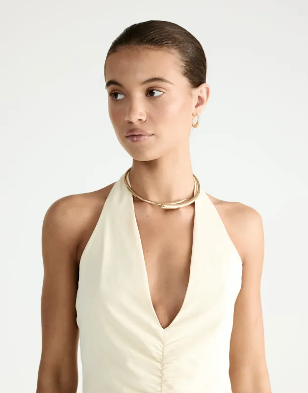 Celestine Necklace (Gold) sold by Charcoal Clothing