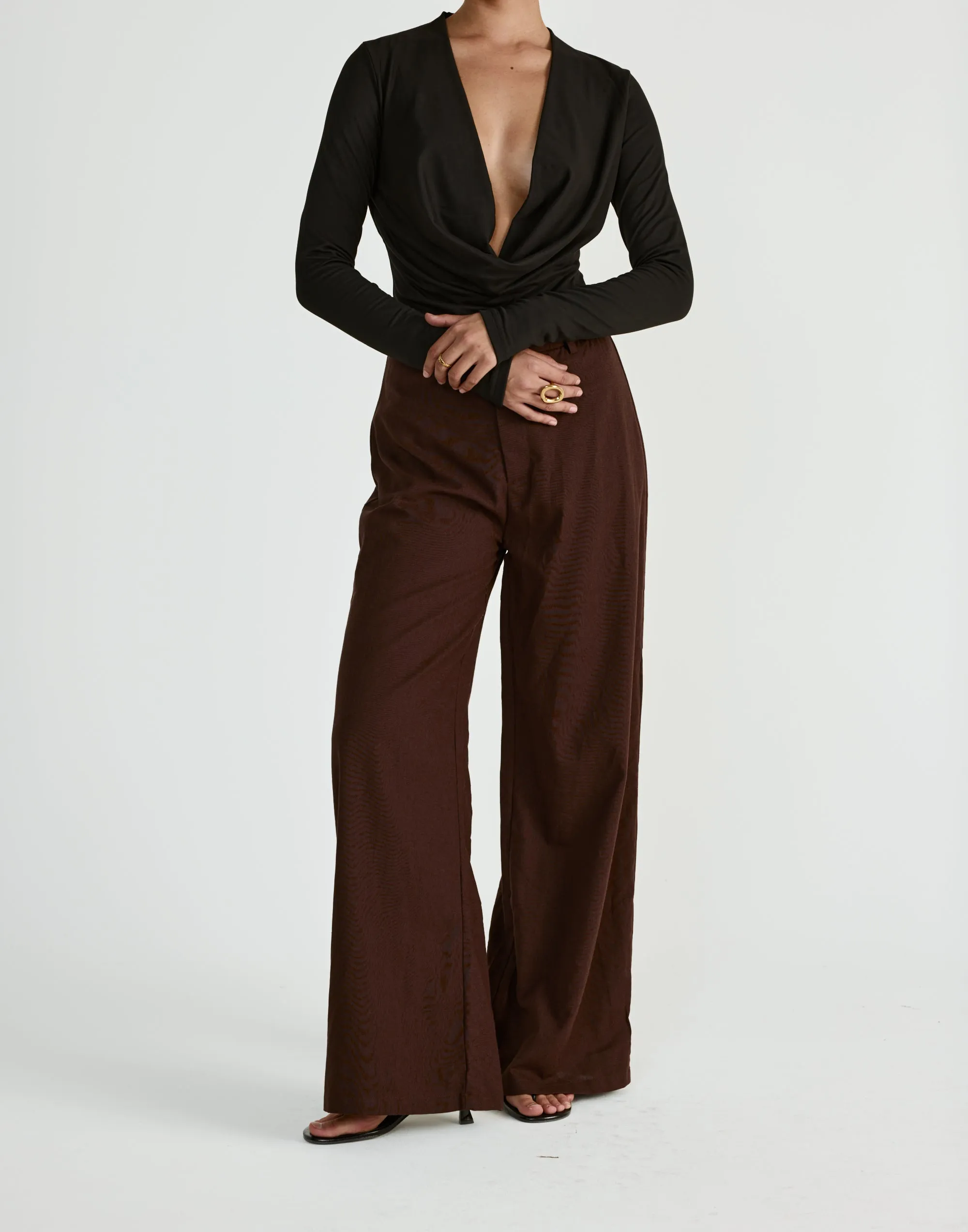 Paradise Pants (Chocolate) sold by Charcoal Clothing product image thumbnail 2
