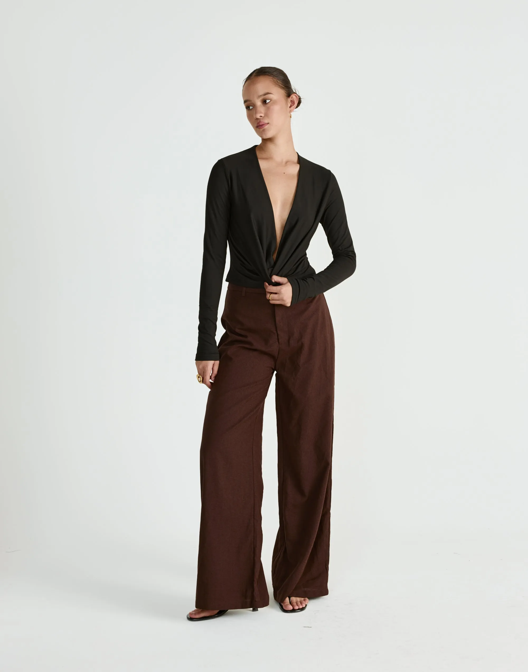 Paradise Pants (Chocolate) sold by Charcoal Clothing