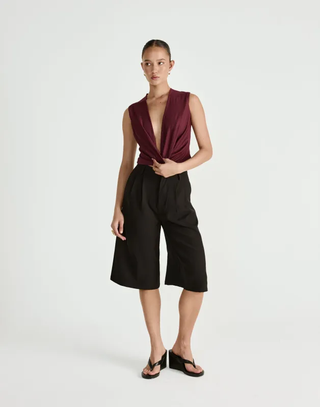 Dimitri Top (Plum) sold by Charcoal Clothing