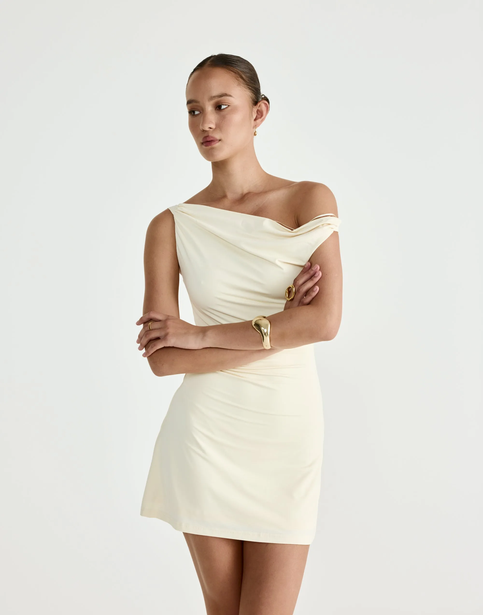 Keegan Mini Dress (Cream) sold by Charcoal Clothing product image thumbnail 5