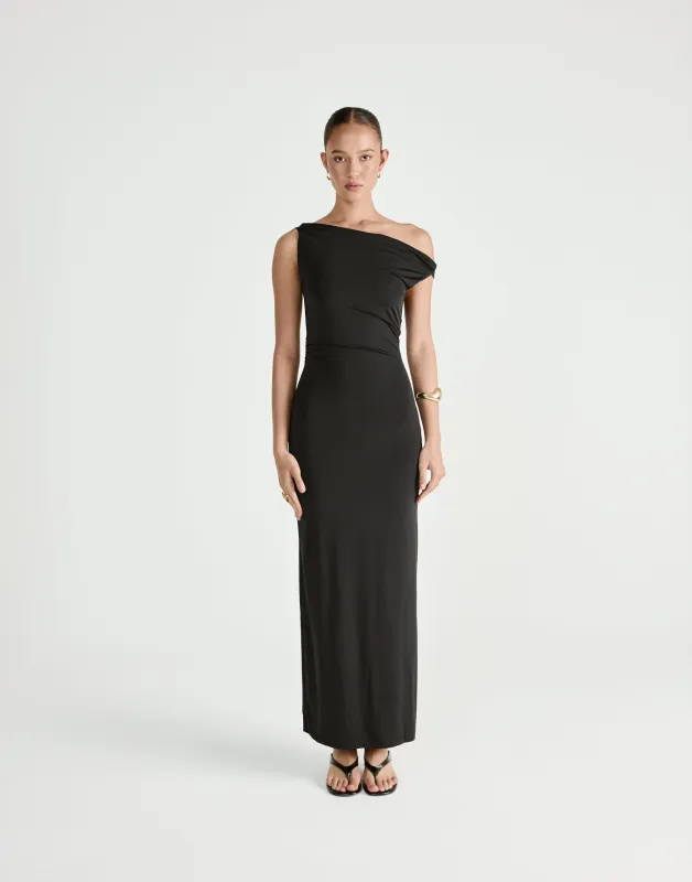 Keegan Maxi Dress (Black) sold by Charcoal Clothing