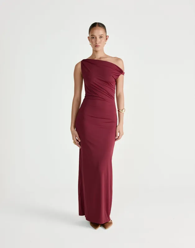 Keegan Maxi Dress (Plum) sold by Charcoal Clothing