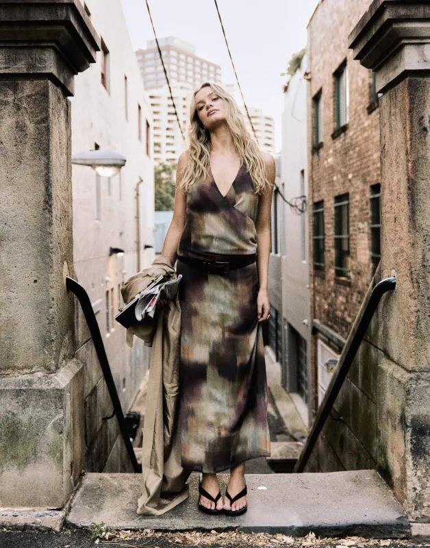 Shai Maxi Skirt (Autumn) sold by Charcoal Clothing