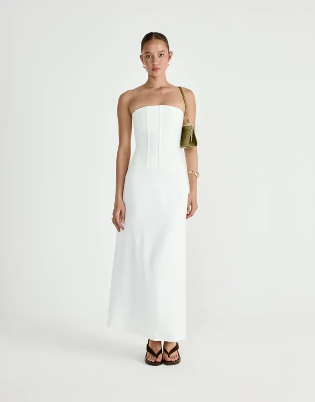 Mattie Top (White) sold by Charcoal Clothing