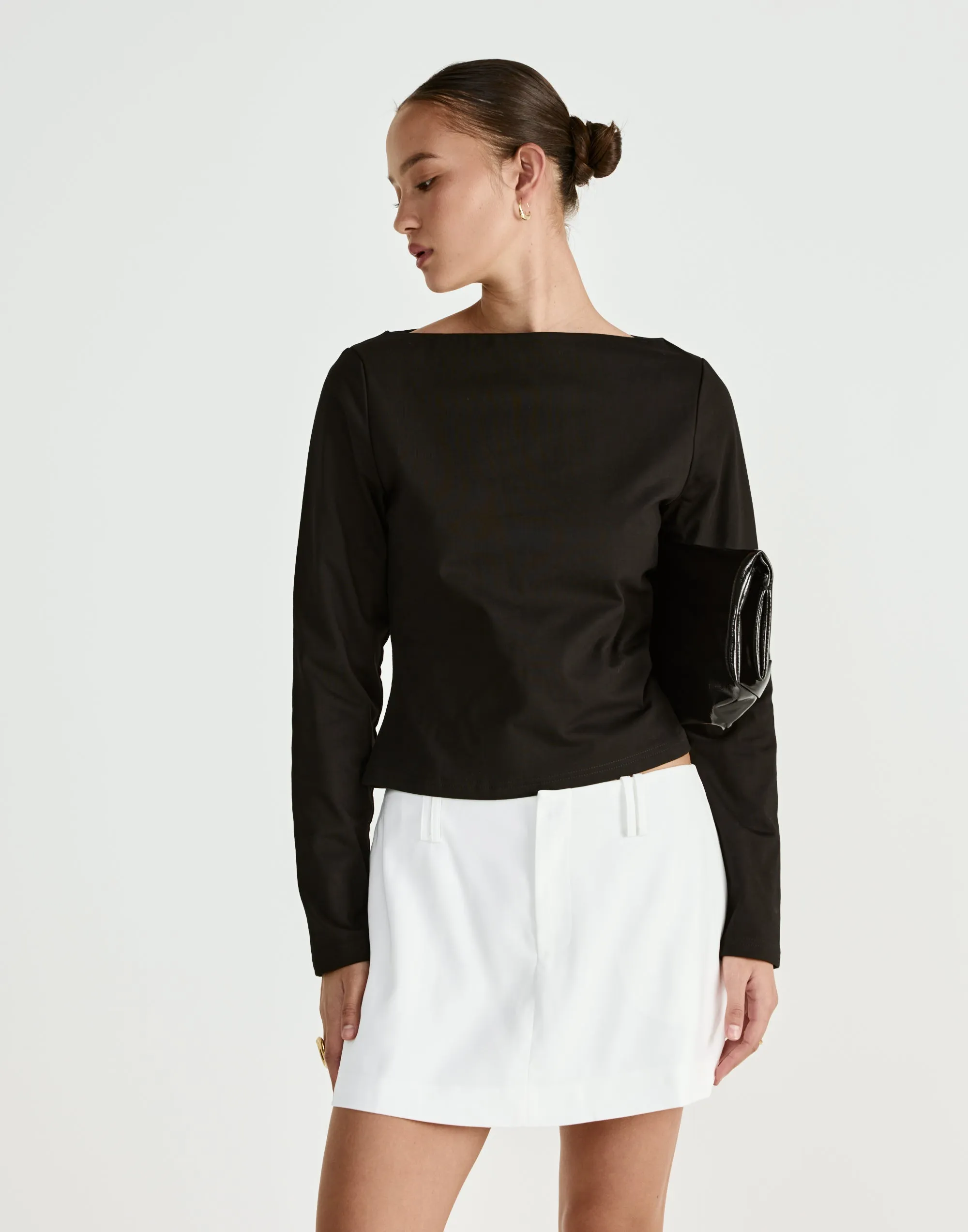 Lettie Mini Skirt (White) sold by Charcoal Clothing product image thumbnail 3