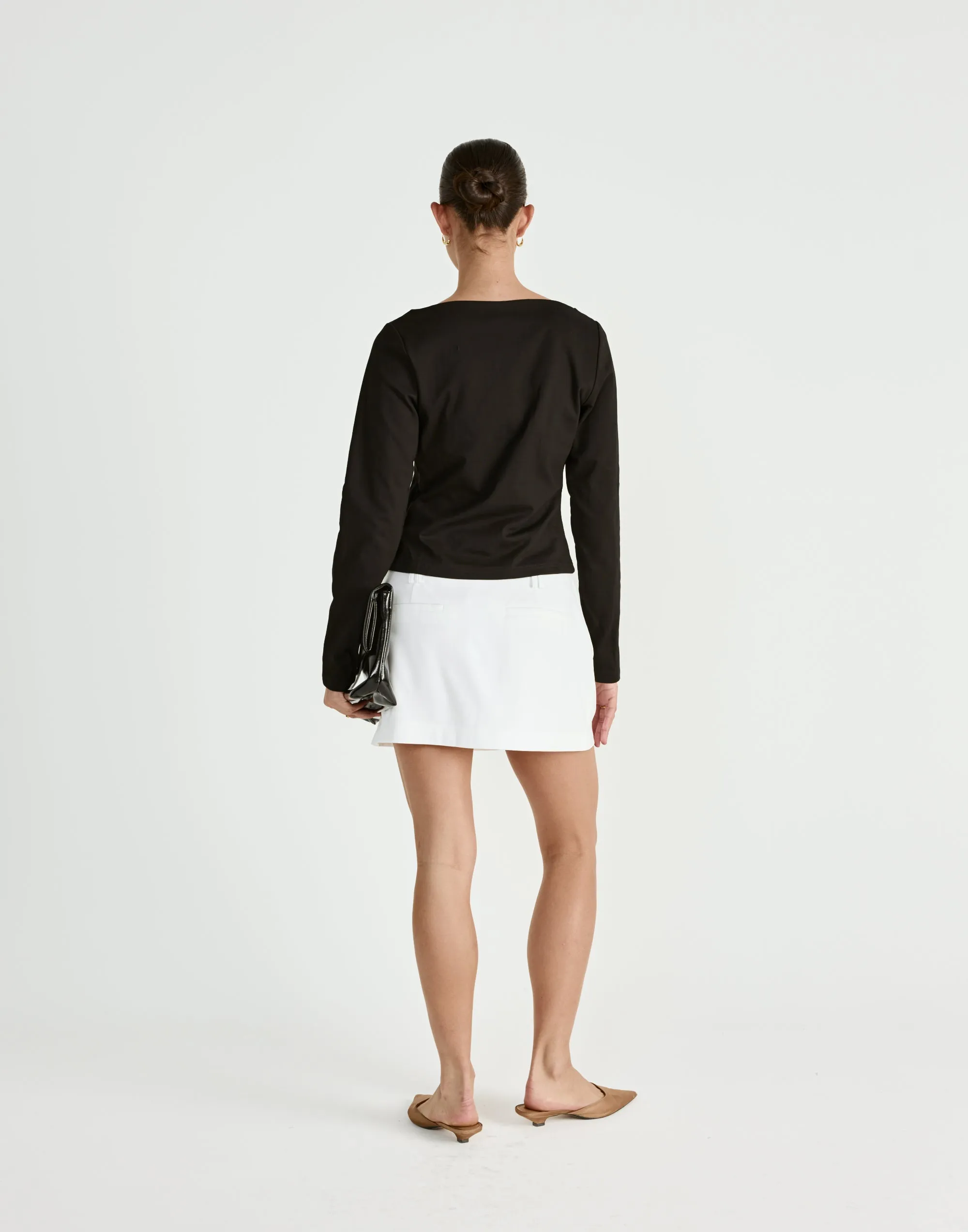 Lettie Mini Skirt (White) sold by Charcoal Clothing product image thumbnail 5