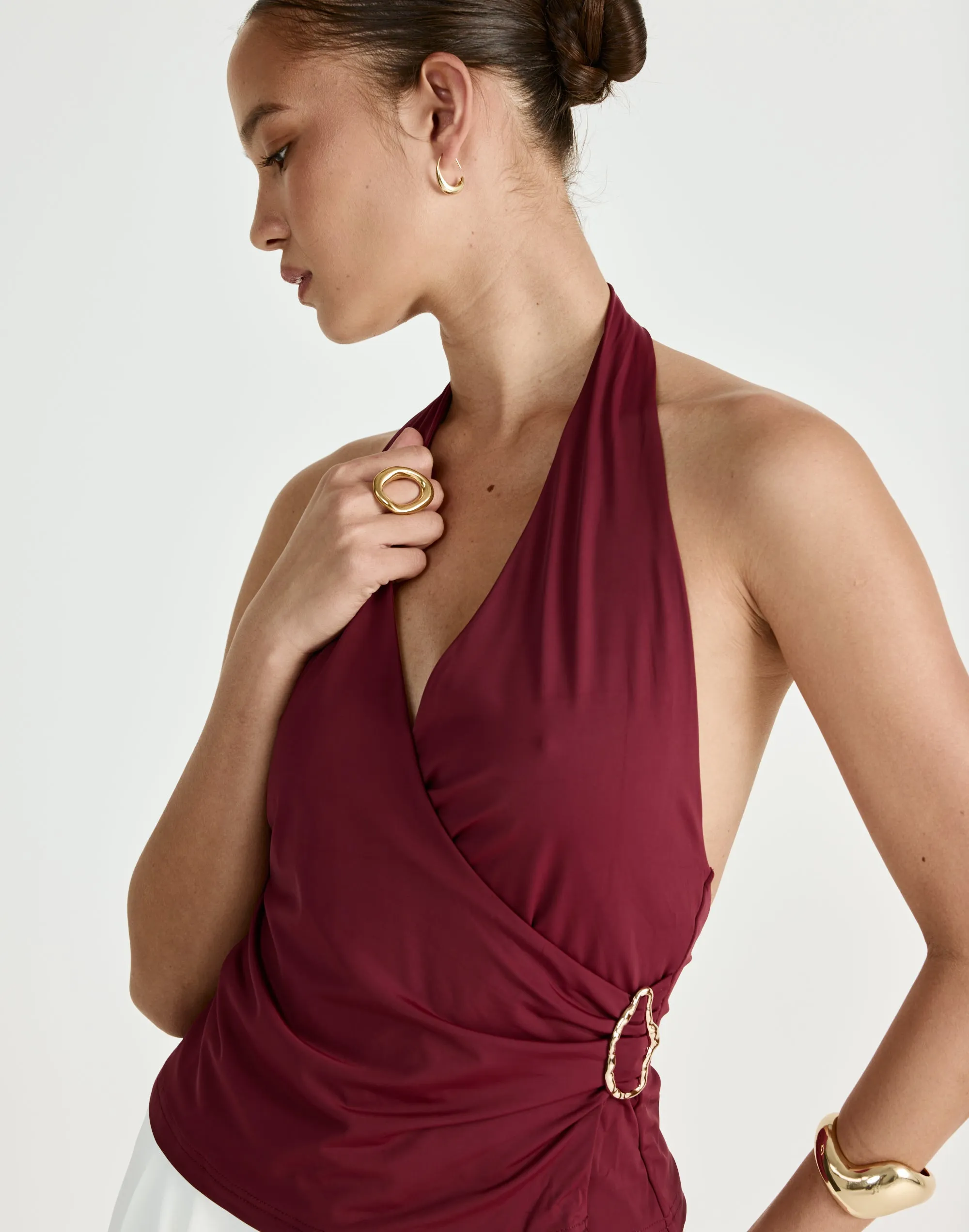 Agnete Top (Plum) sold by Charcoal Clothing product image thumbnail 2