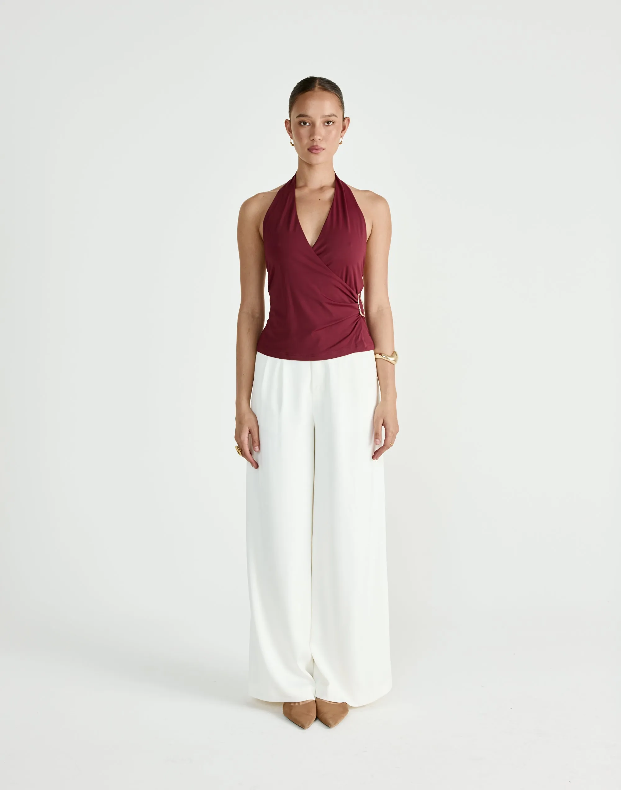 Agnete Top (Plum) sold by Charcoal Clothing