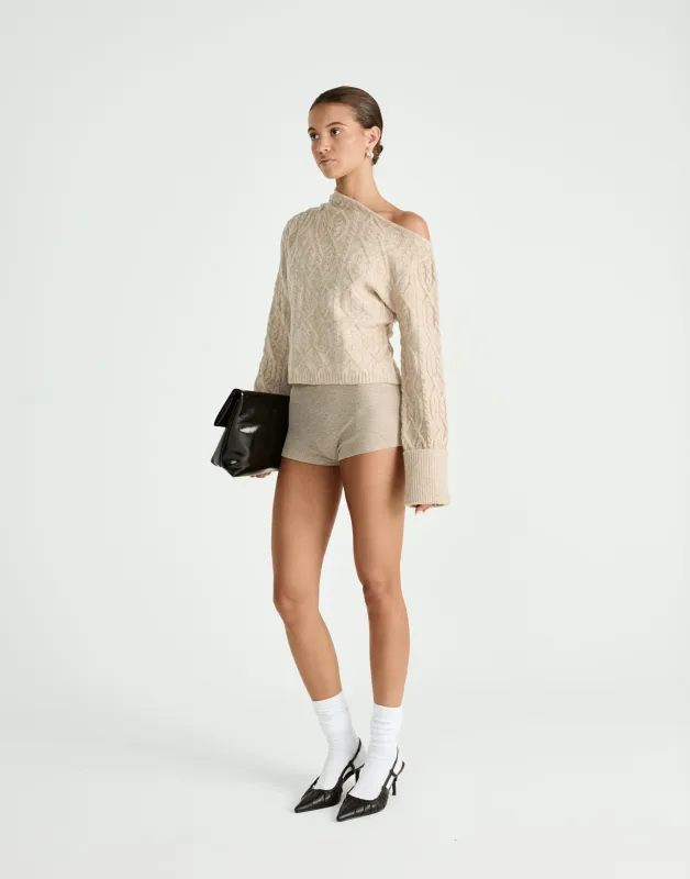 Oracle Jumper (Latte) sold by Charcoal Clothing