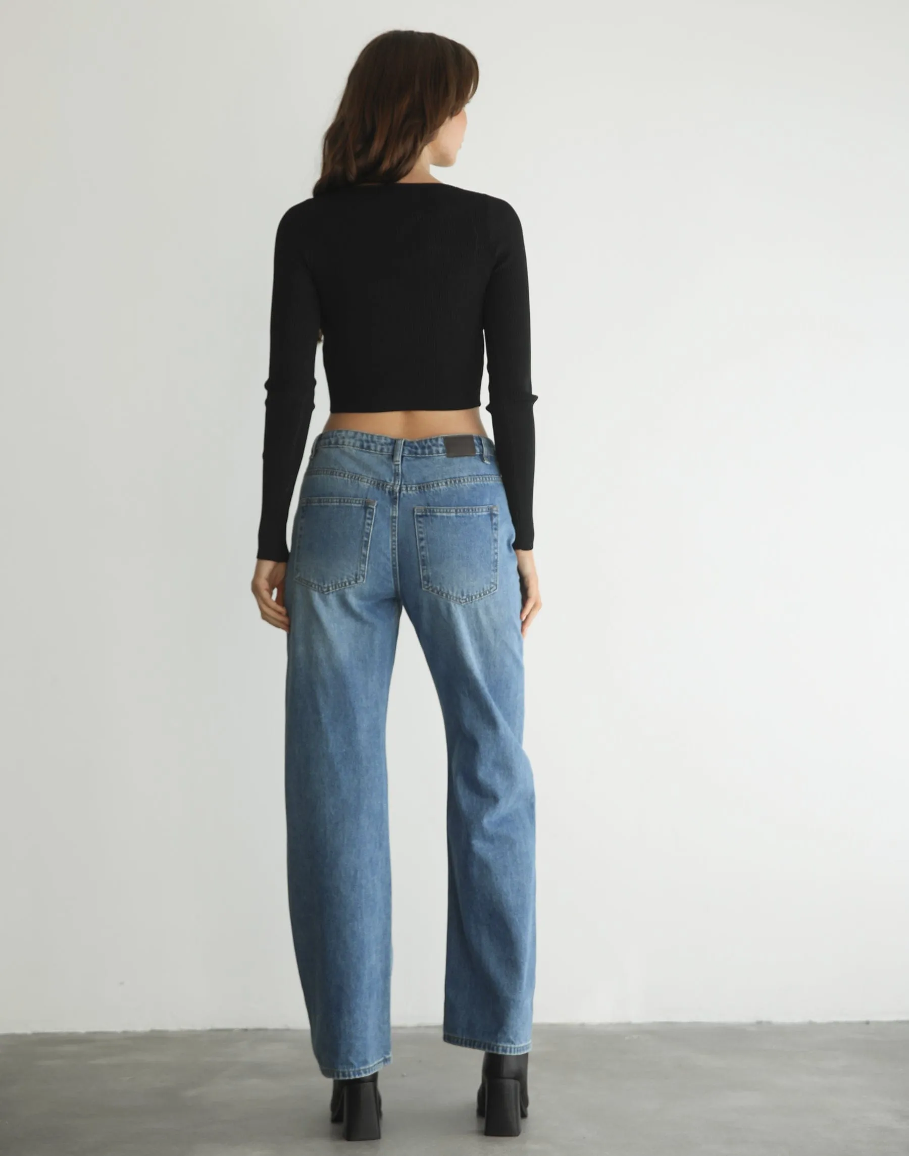 Jereena Long Sleeve Top (Black) sold by Charcoal Clothing product image thumbnail 4