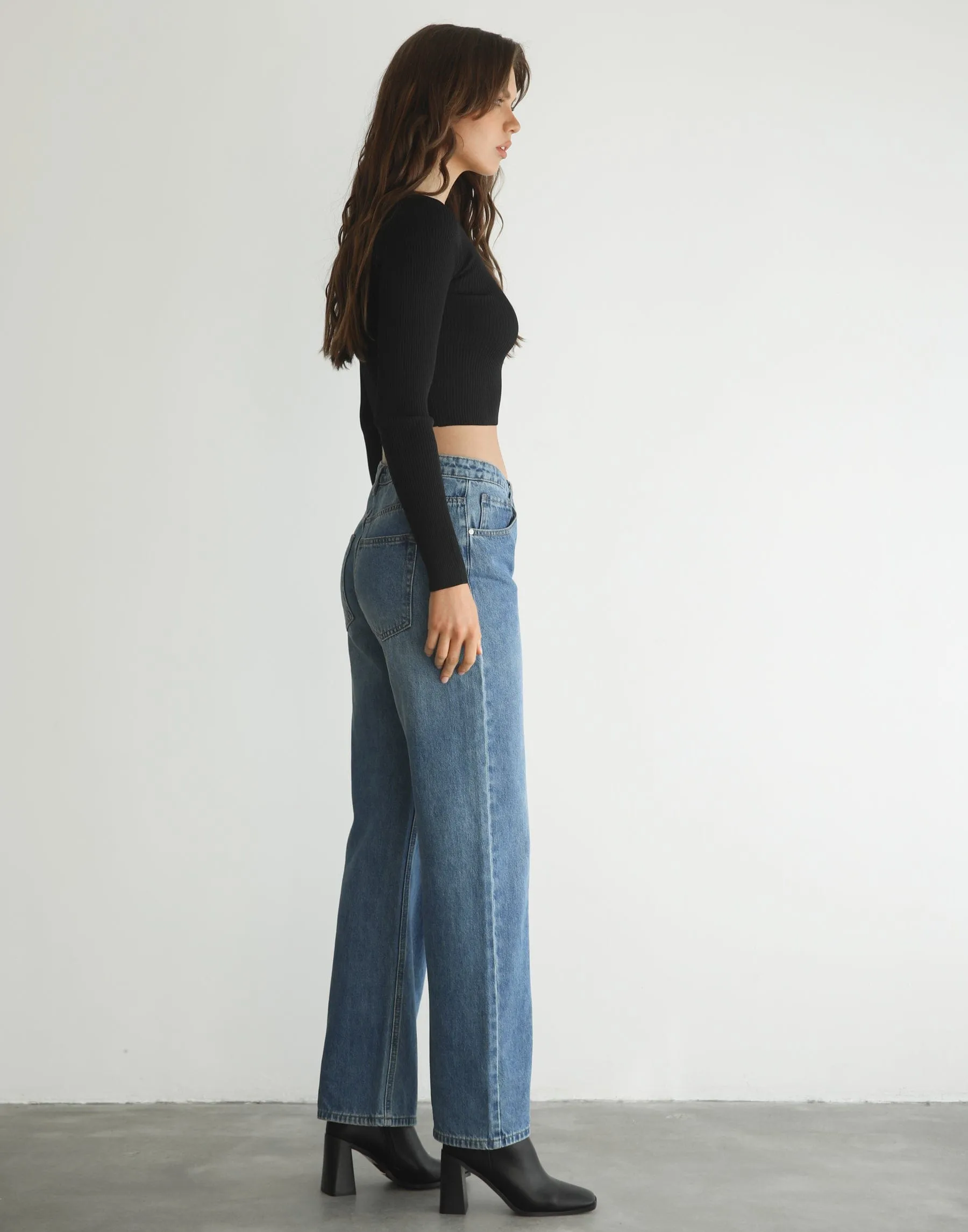 Jereena Long Sleeve Top (Black) sold by Charcoal Clothing product image thumbnail 3